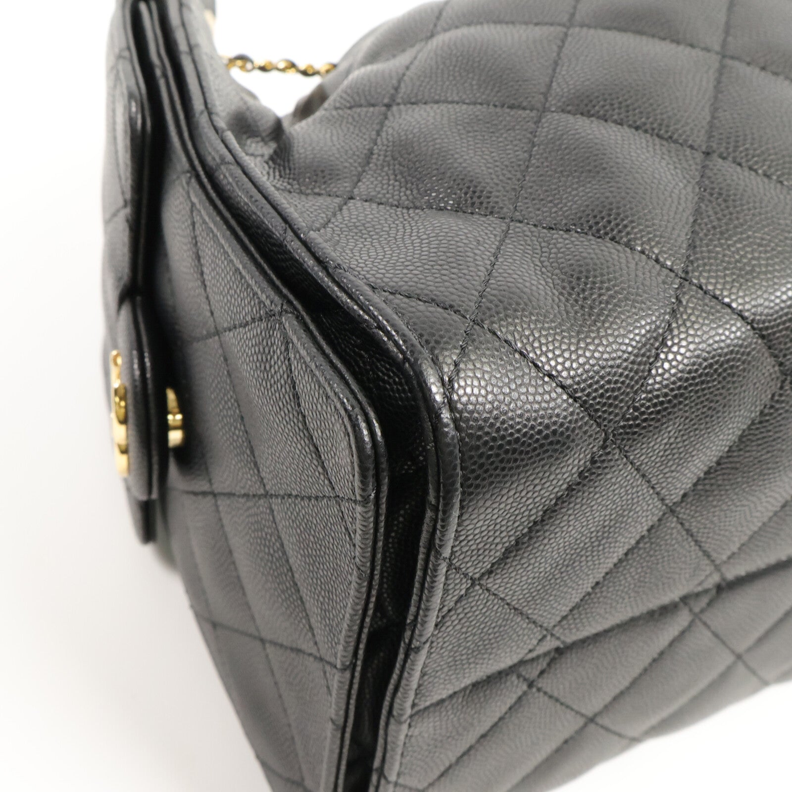CHANEL 牛皮皮革C25 Small鏈帶手挽袋