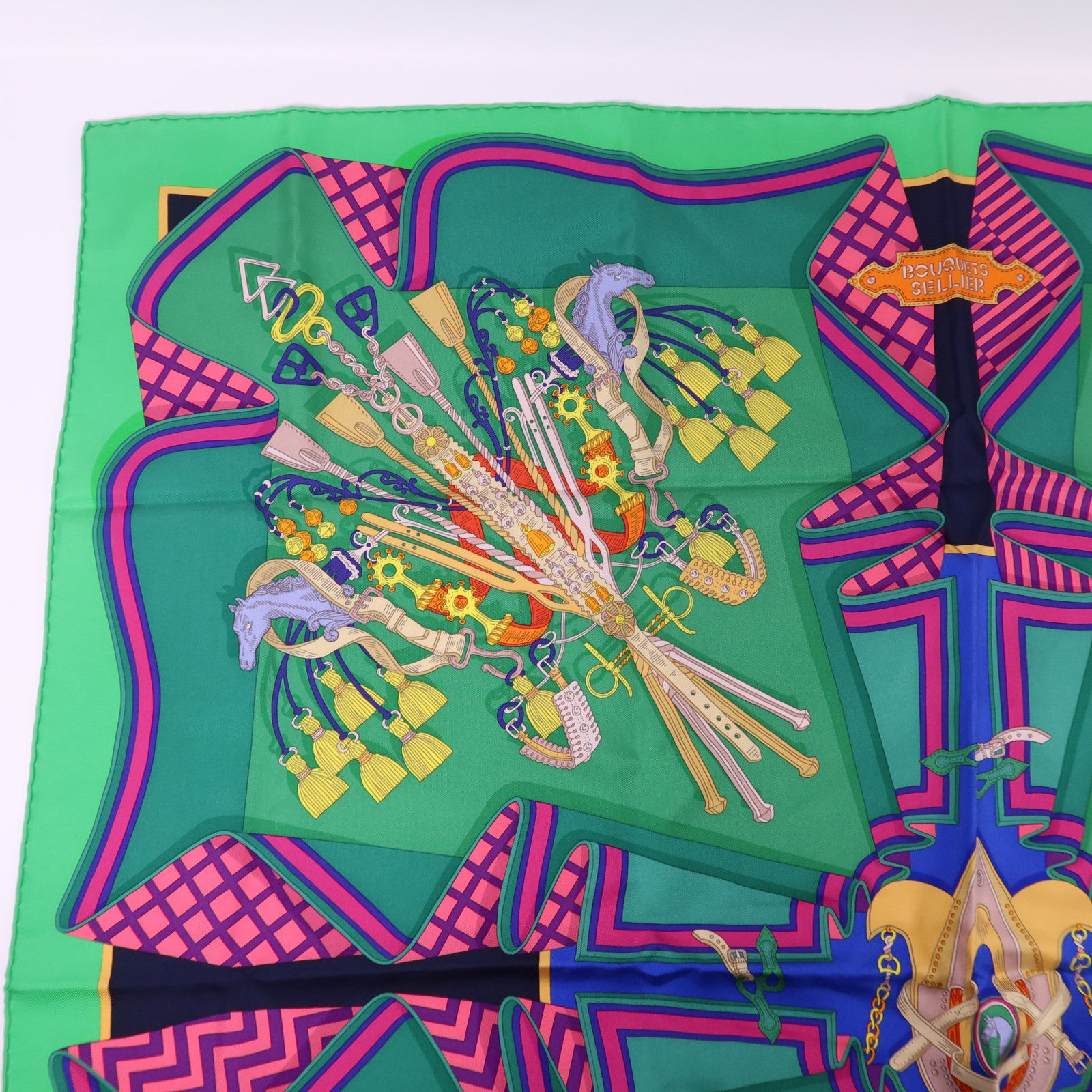 HERMES 絲質Scarf 90X90絲巾