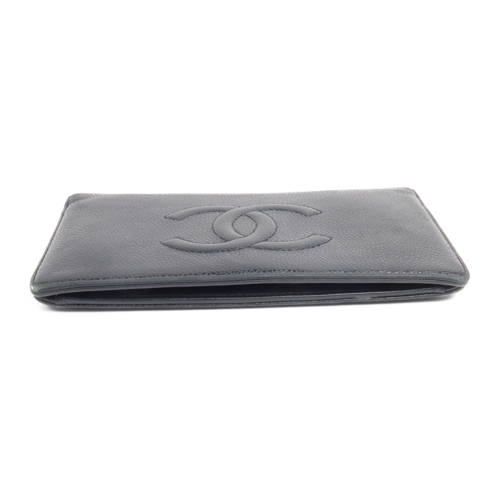 CHANEL 牛皮皮革Long Bifold Wallet長錢包