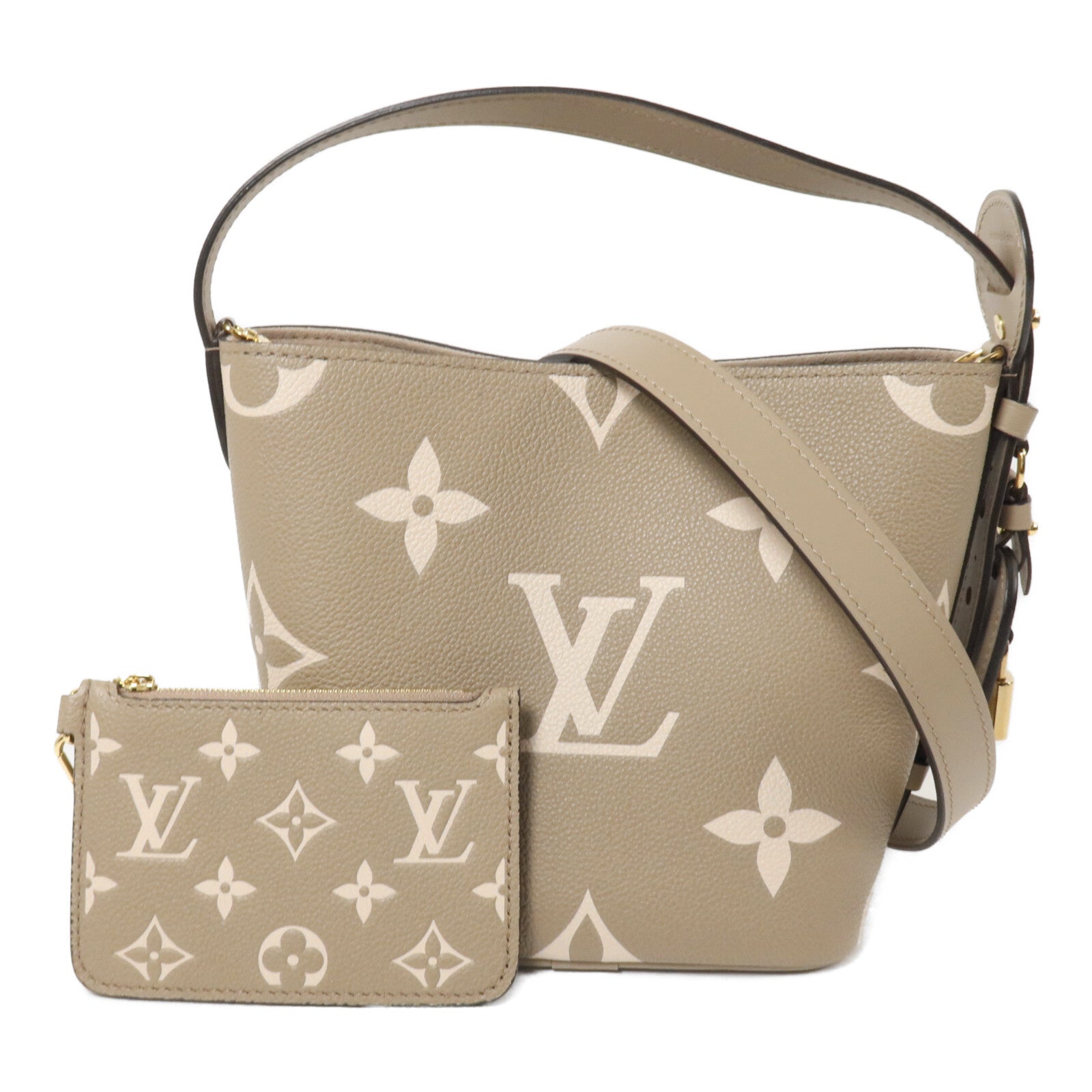 LOUIS VUITTON Monogram Empreinte All in BB手挽肩背兩用袋