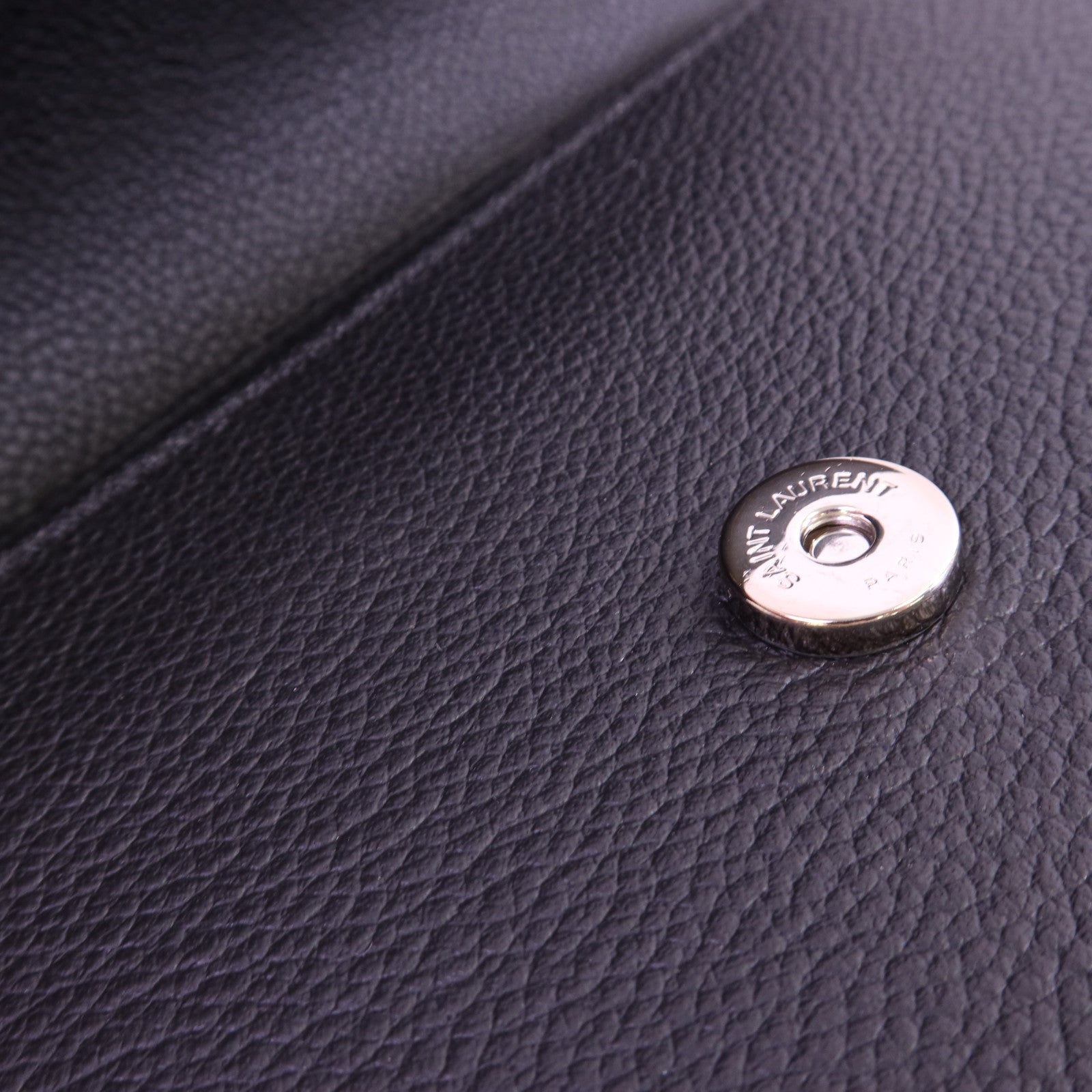 SAINT LAURENT 牛皮皮革Sunset銀扣鏈帶肩背袋