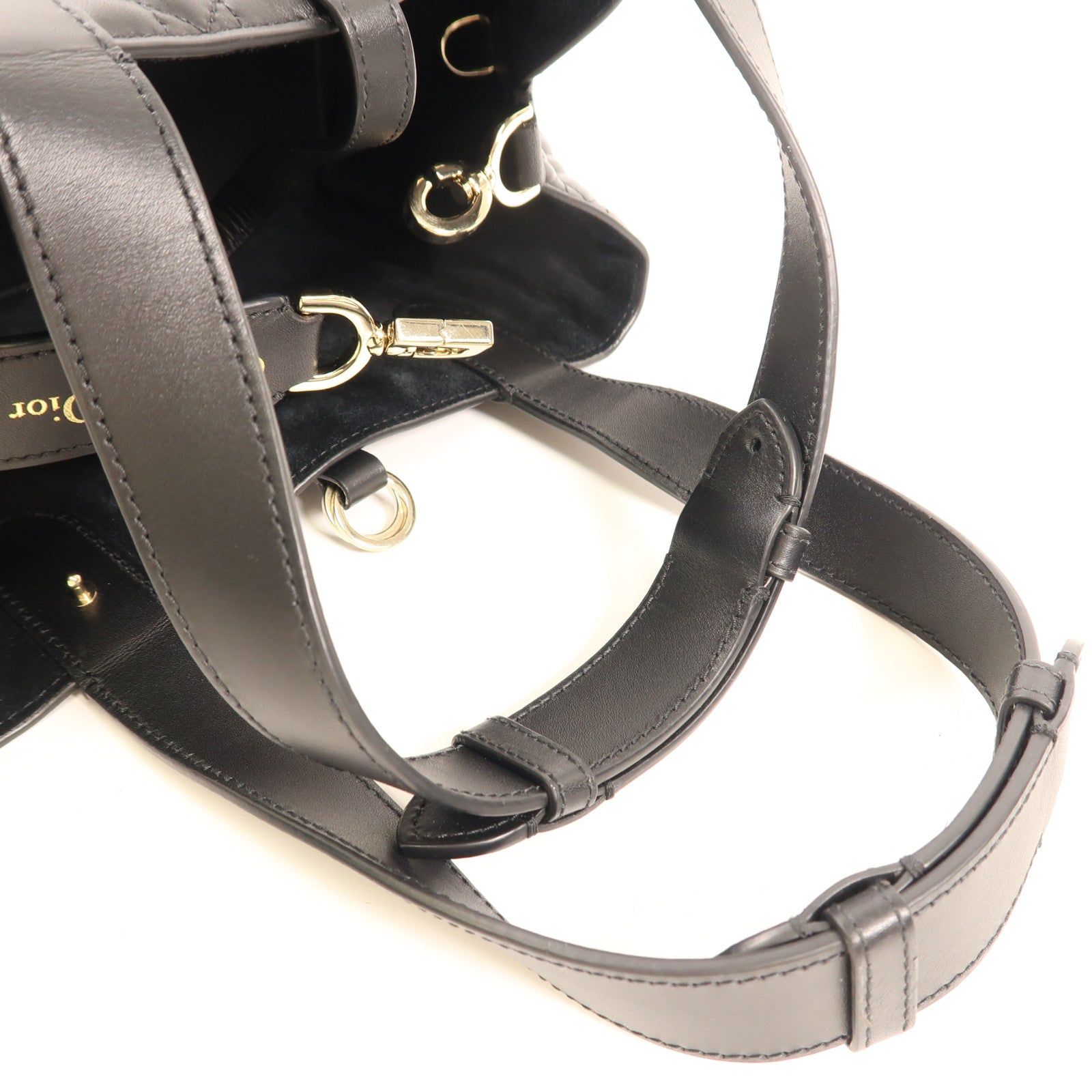 Dior 牛皮皮革Toujours Bag金扣手挽袋