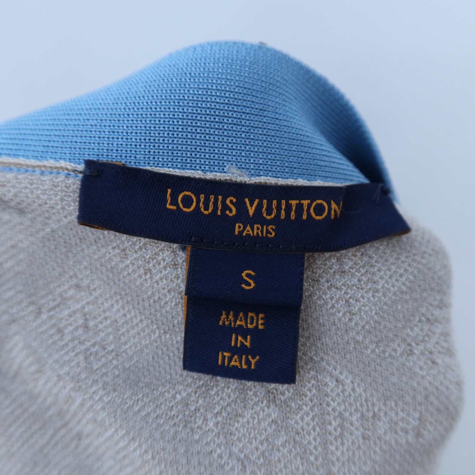LOUIS VUITTON Silk/Cotton Long-Sleeve Cardigan針織