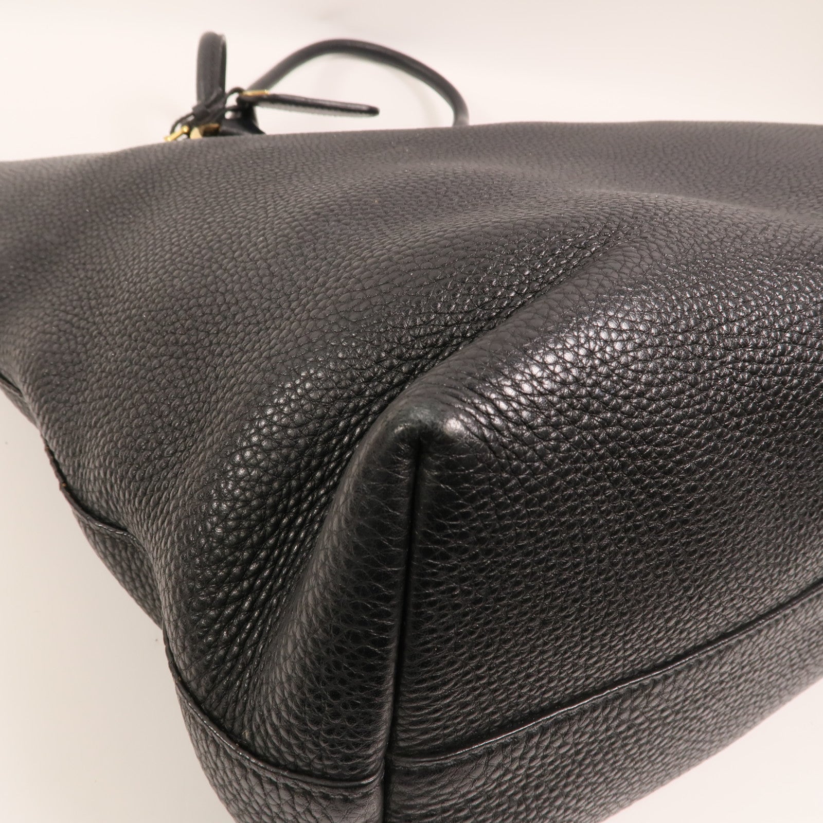 PRADA 牛皮皮革Vitello Phoenix金扣手挽肩背兩用袋