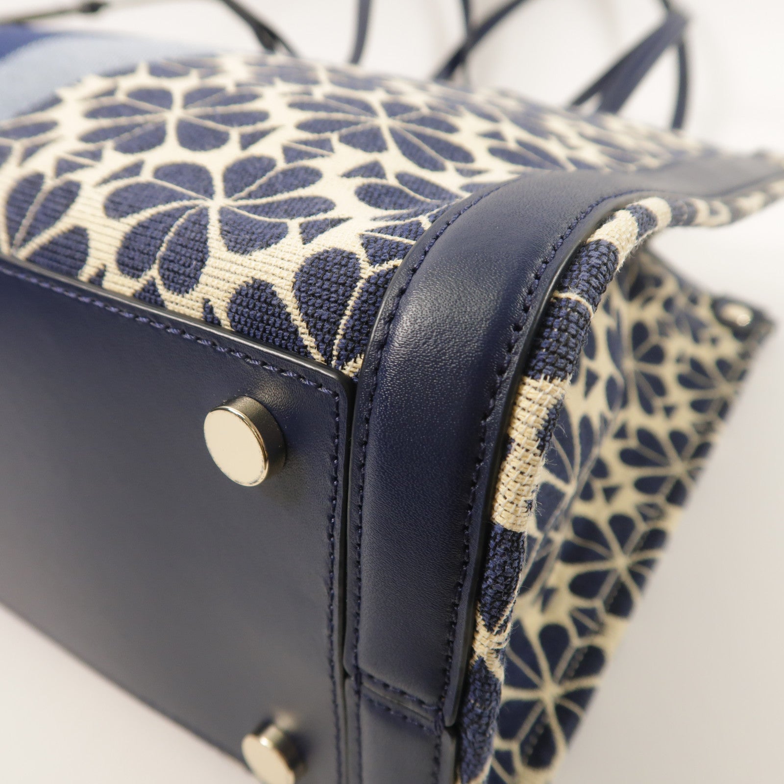 Kate Spade 帆布Stripe Market Medium肩背袋