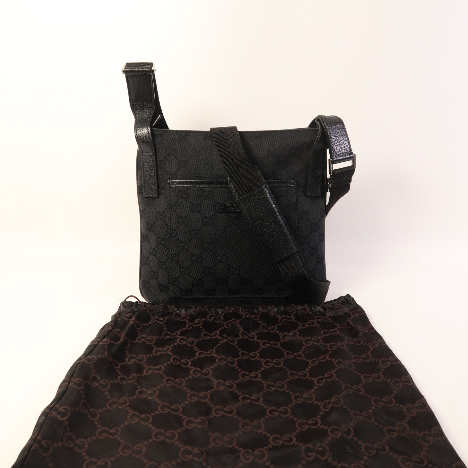 GUCCI 帆布Shoulder Bag肩背袋