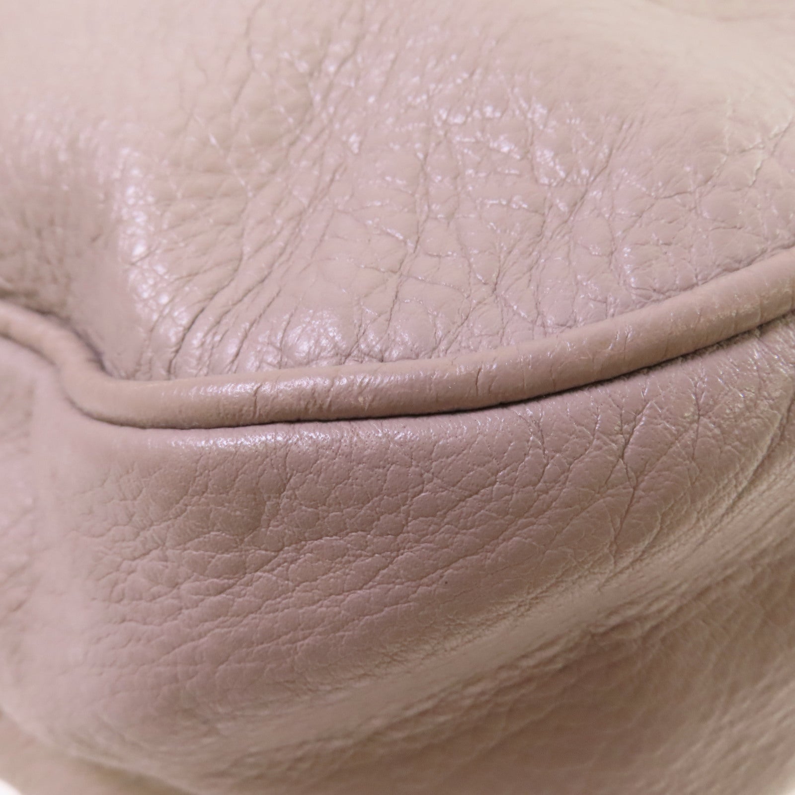 MARC BY MARC JACOBS 羊皮皮革2Way Shoulder Bag金扣手挽肩背兩用袋灰色
