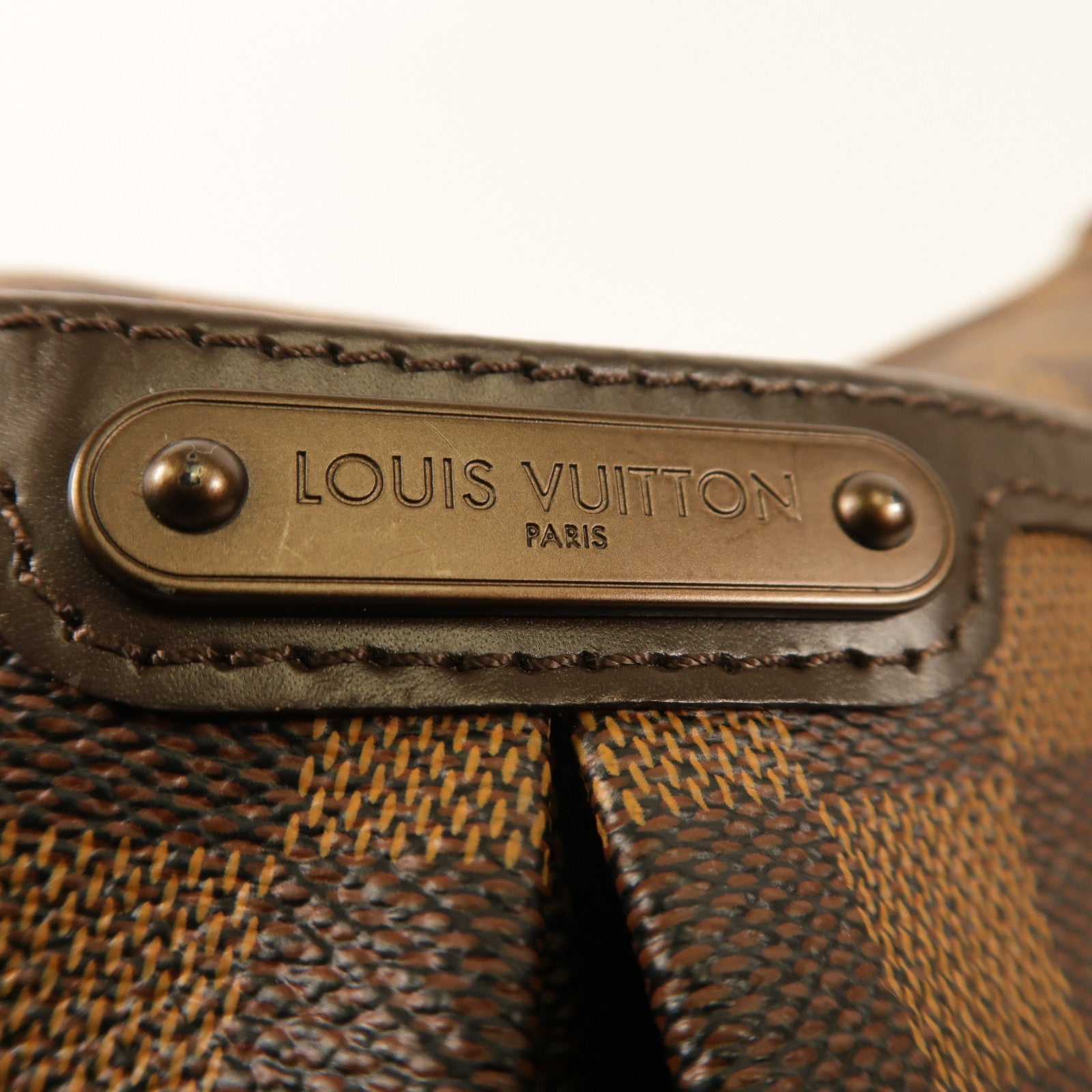 LOUIS VUITTON Damier Bloomsbury PM金扣肩背袋