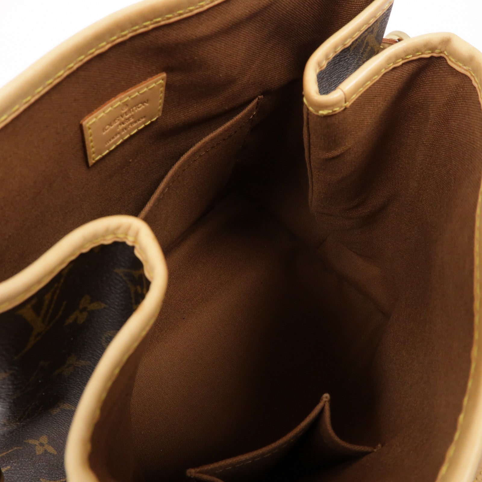 LOUIS VUITTON Monogram Batignolles金扣手挽袋啡色