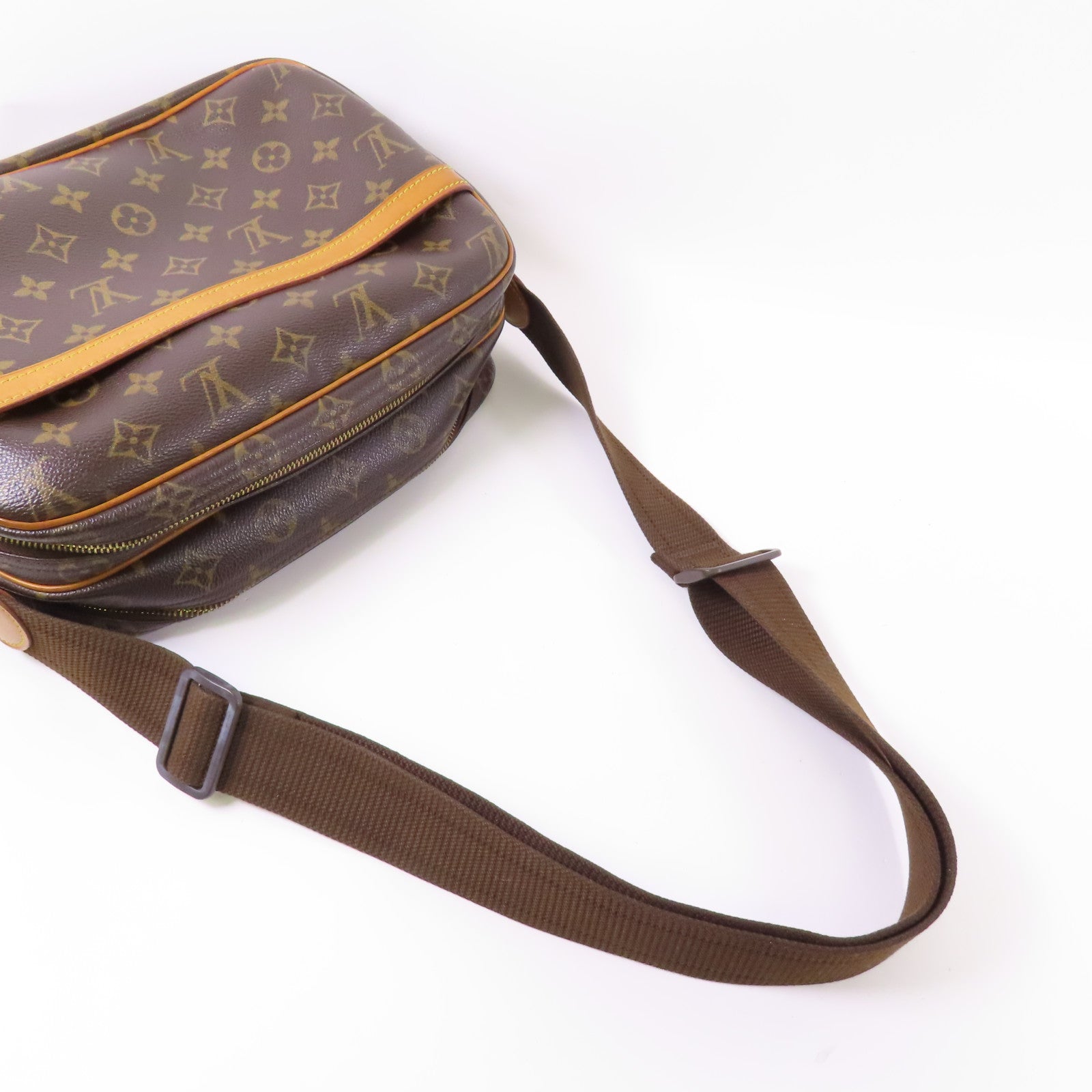LOUIS VUITTON LV GHW Reporter PM Shoulder Bag M45254 Monogram Brown