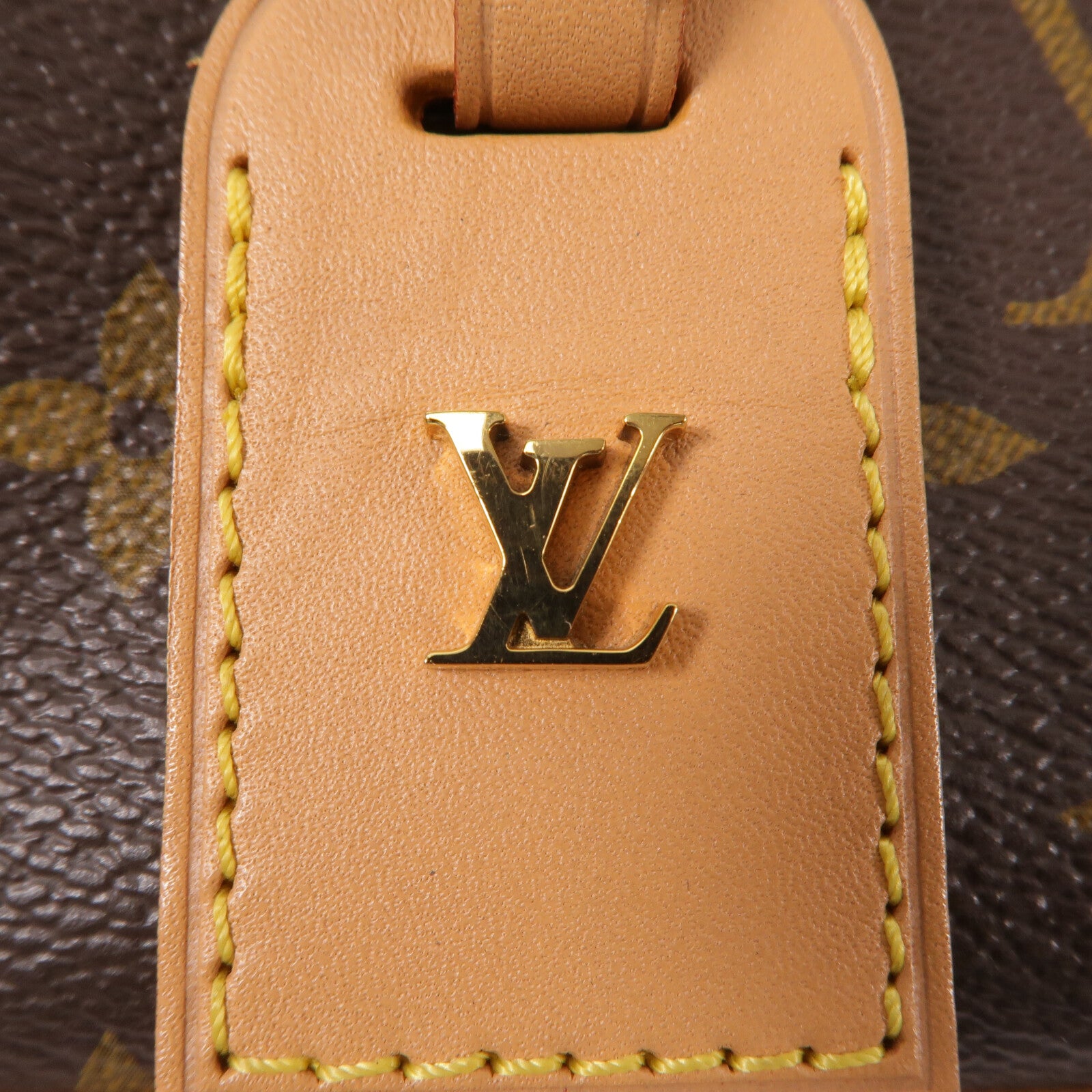 LOUIS VUITTON Monogram Deauville Mini金扣肩背袋棕色