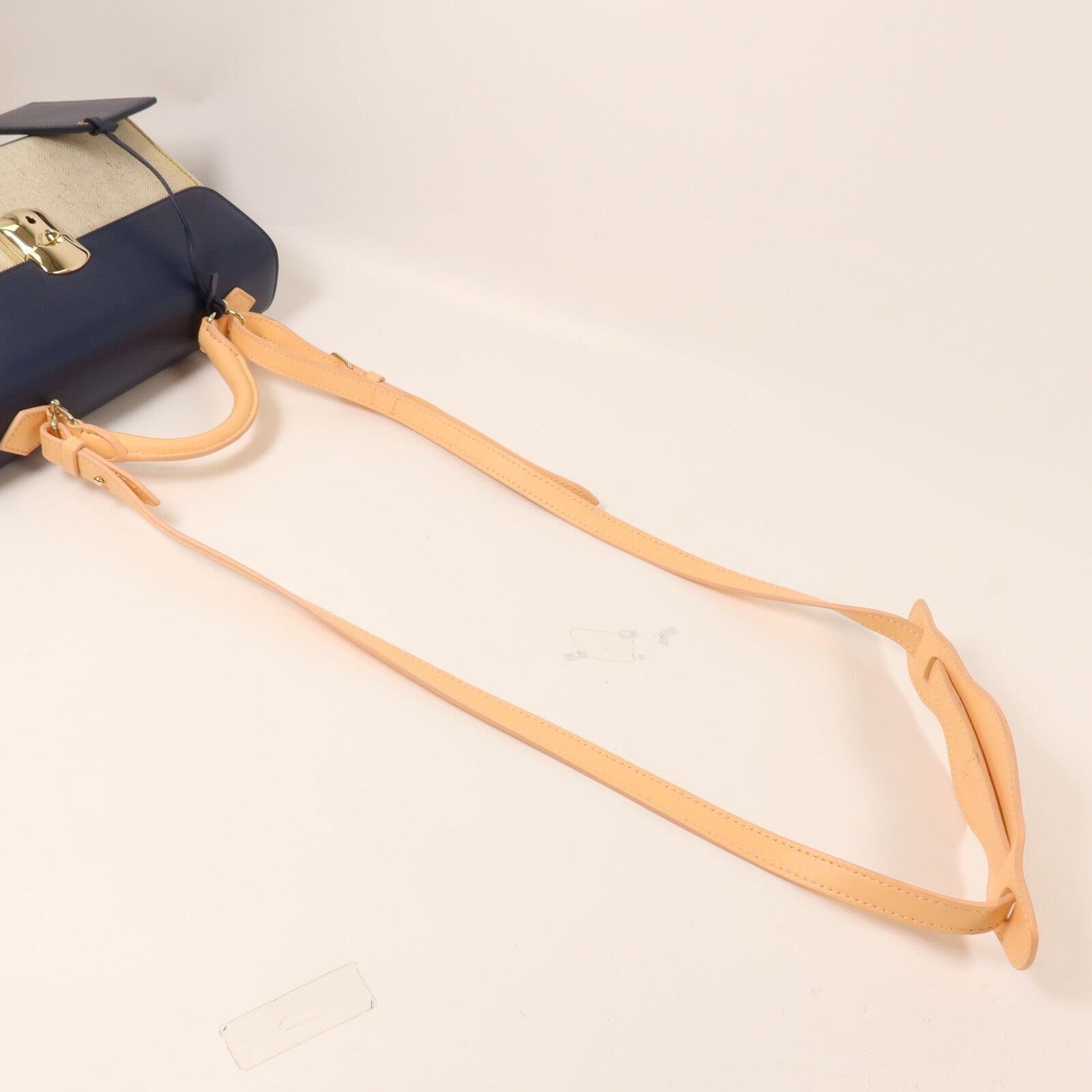 BALENCIAGA 牛皮皮革/塗層帆布Padlock Top Handle Bag手挽肩背兩用袋