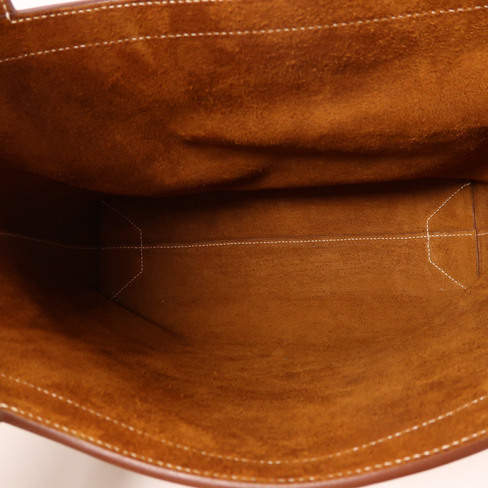 HERMES【激減優惠】 Barenia皮革Cabasellier 31肩背袋啡色