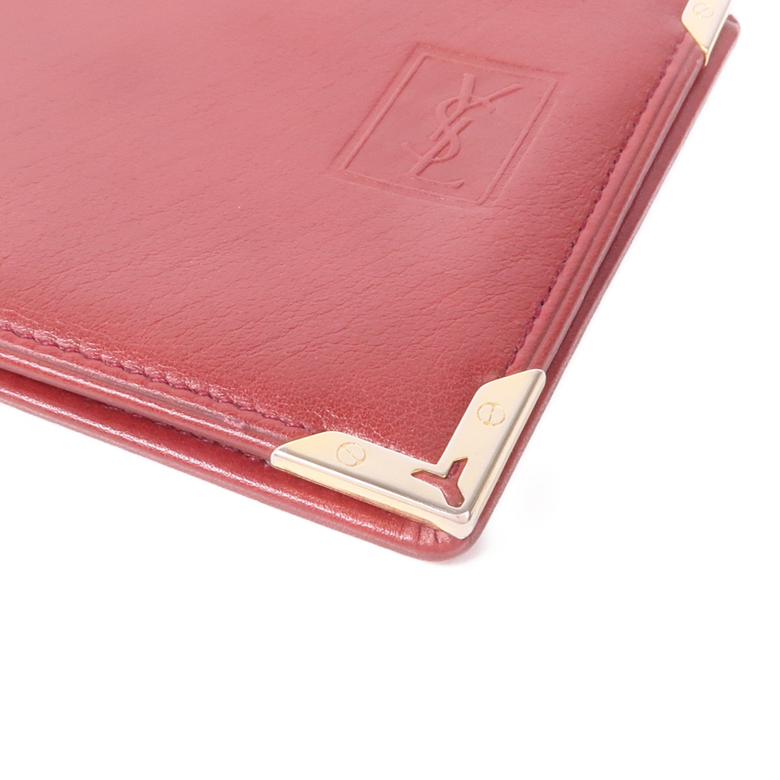 YVES SAINT LAURENT 皮革Wallet金扣錢包