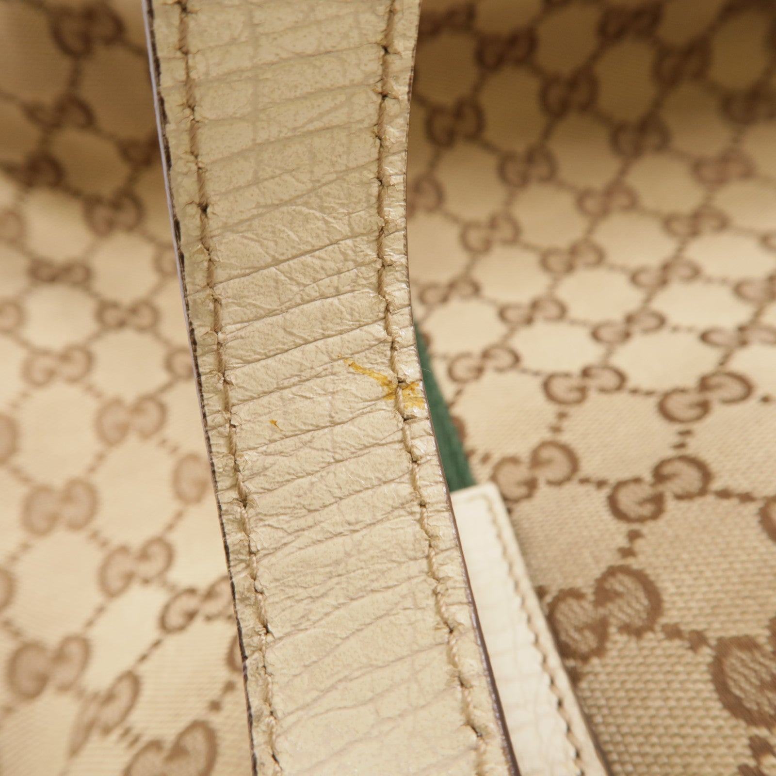 GUCCI GG GHW Sherry Line Tote Bag Shoulder Bag 139260 Canvas Brown