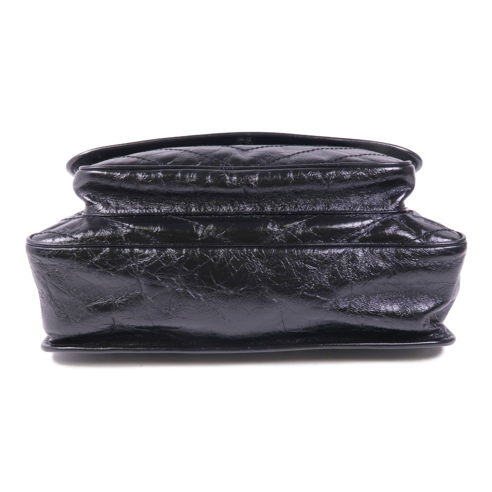 SAINT LAURENT 牛皮皮革Niki Large銀扣鏈帶肩背袋