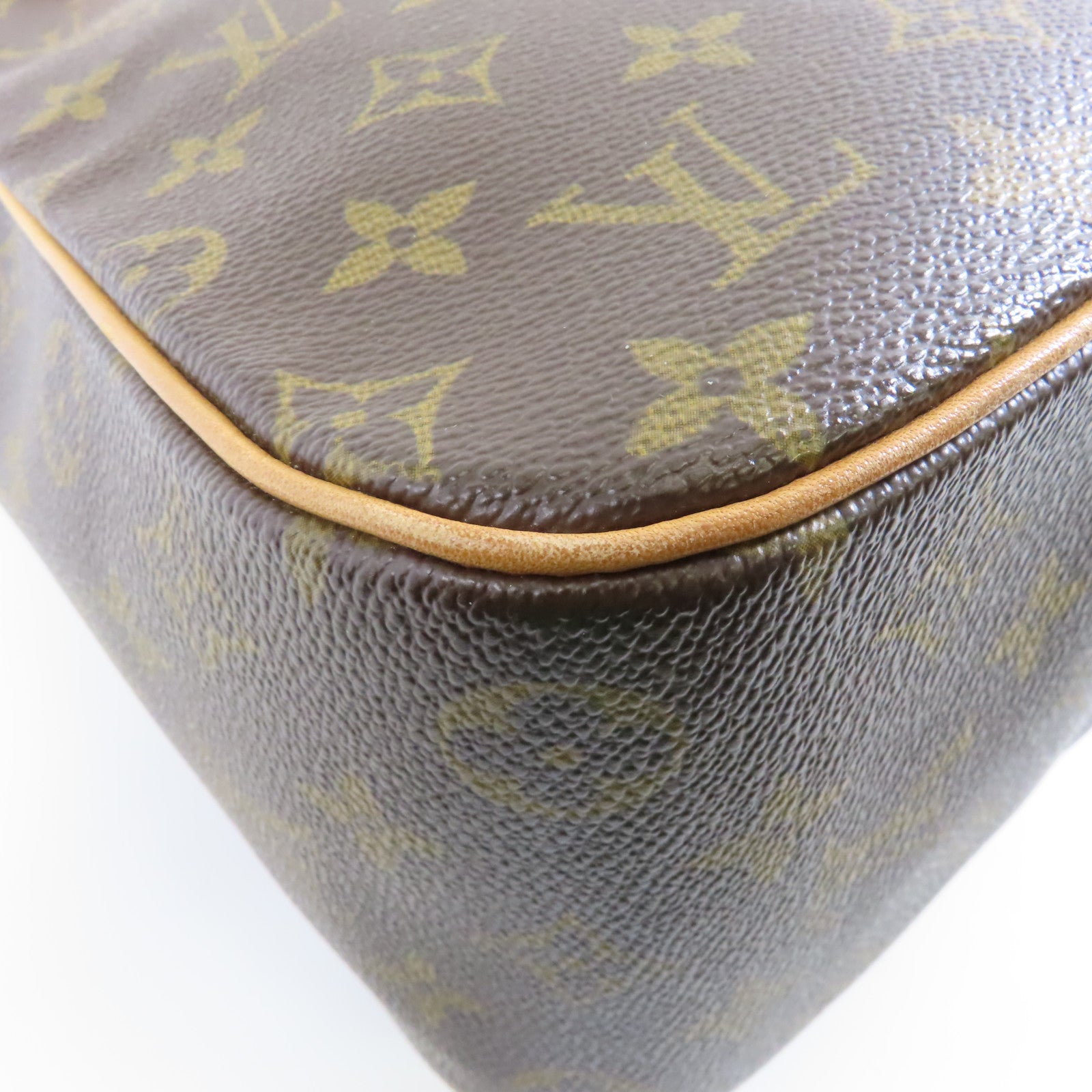 LOUIS VUITTON Monogram Excentri-cite金扣手挽袋啡色
