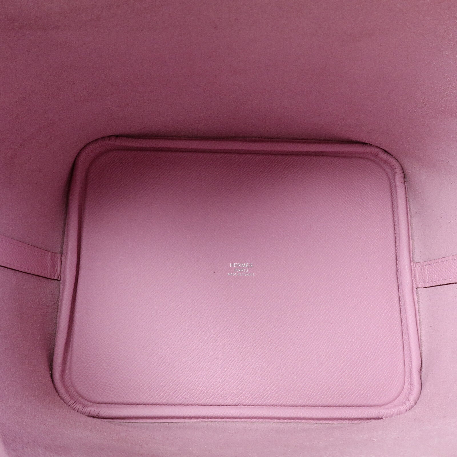 HERMES Epsom皮革Picotin MM手挽袋Mauve Sylvestre