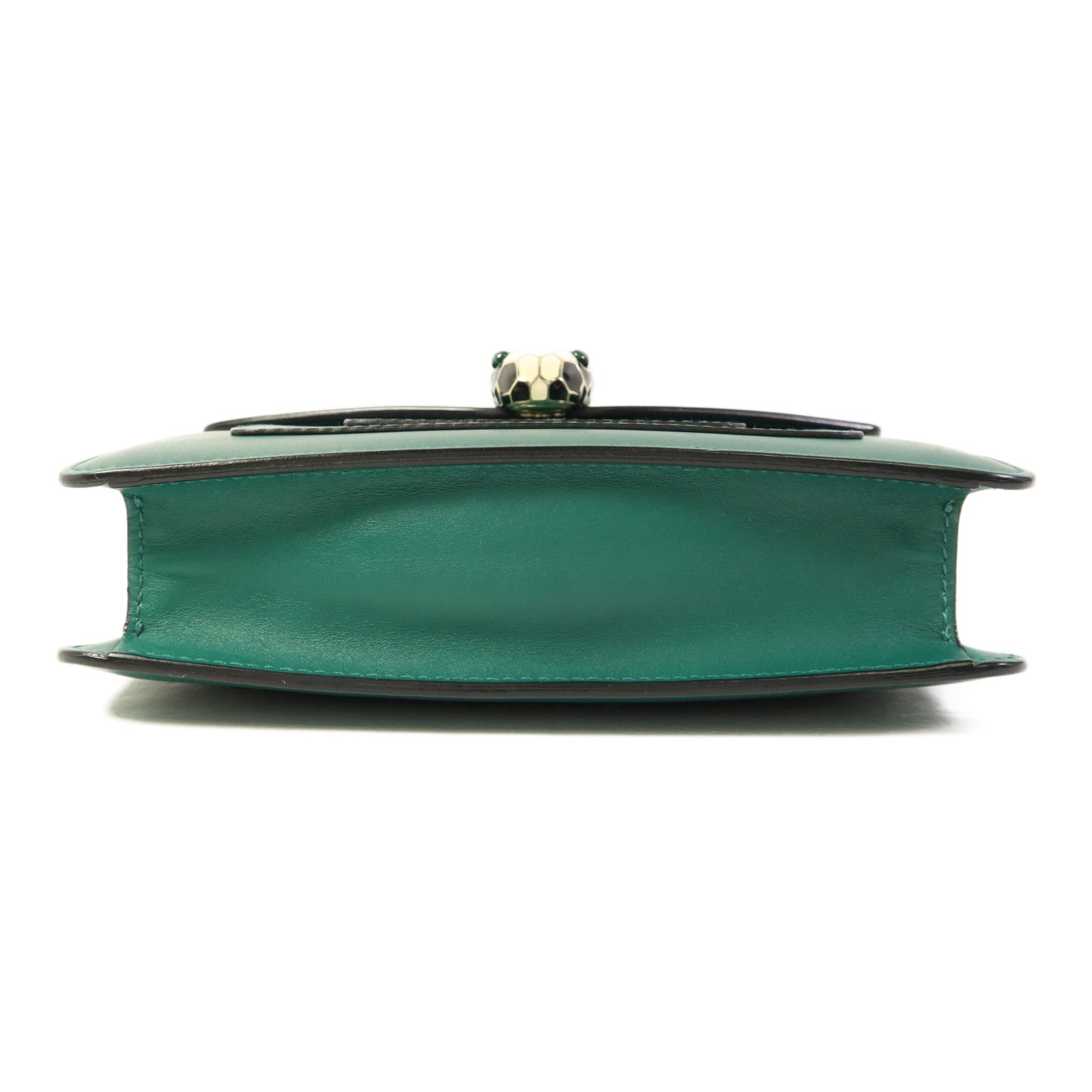 BVLGARI 牛皮皮革Serpenti Forever金扣鏈帶肩背袋