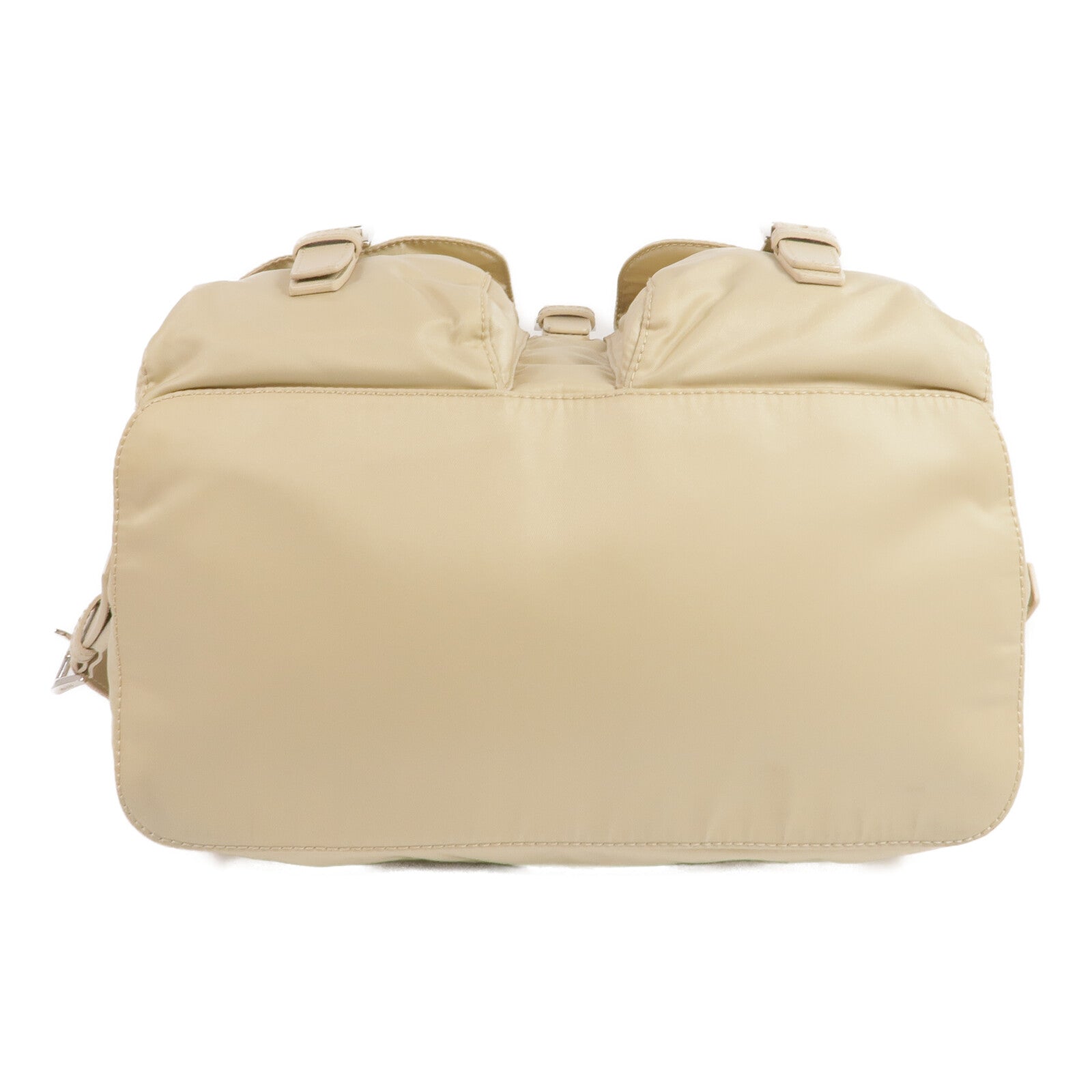 PRADA 尼龍Backpack銀扣背包