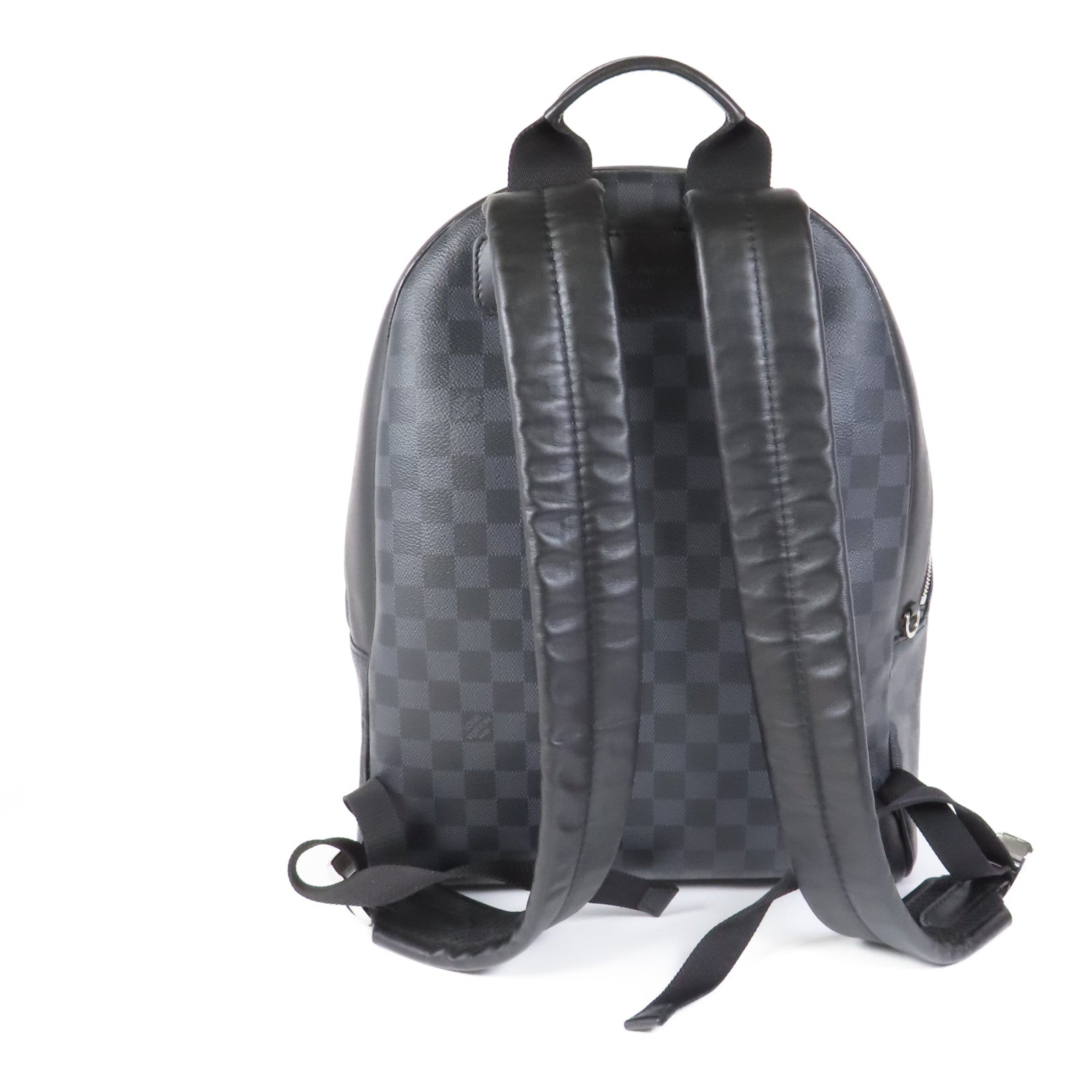 LOUIS VUITTON Damier Graphite Josh Backpack銀扣背包