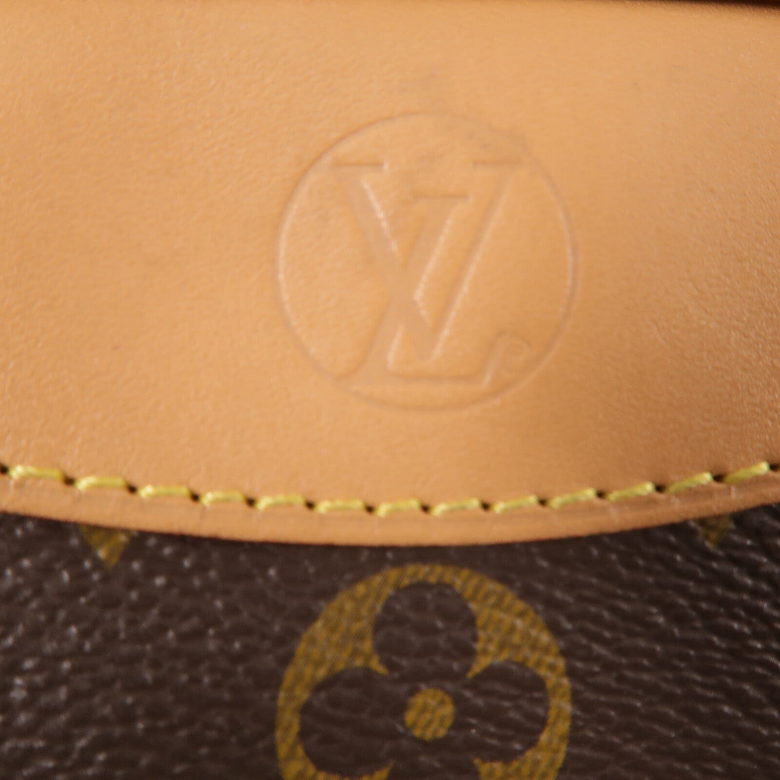 LOUIS VUITTON Monogram Deauville Mini金扣肩背袋棕色