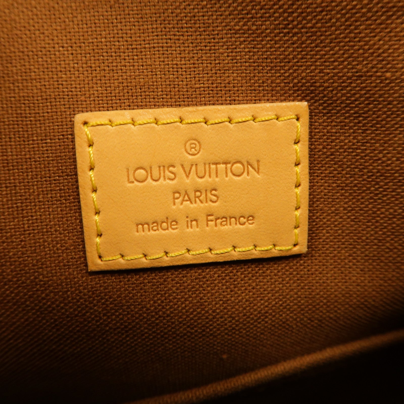 LOUIS VUITTON Monogram Batignolles金扣手挽袋啡色