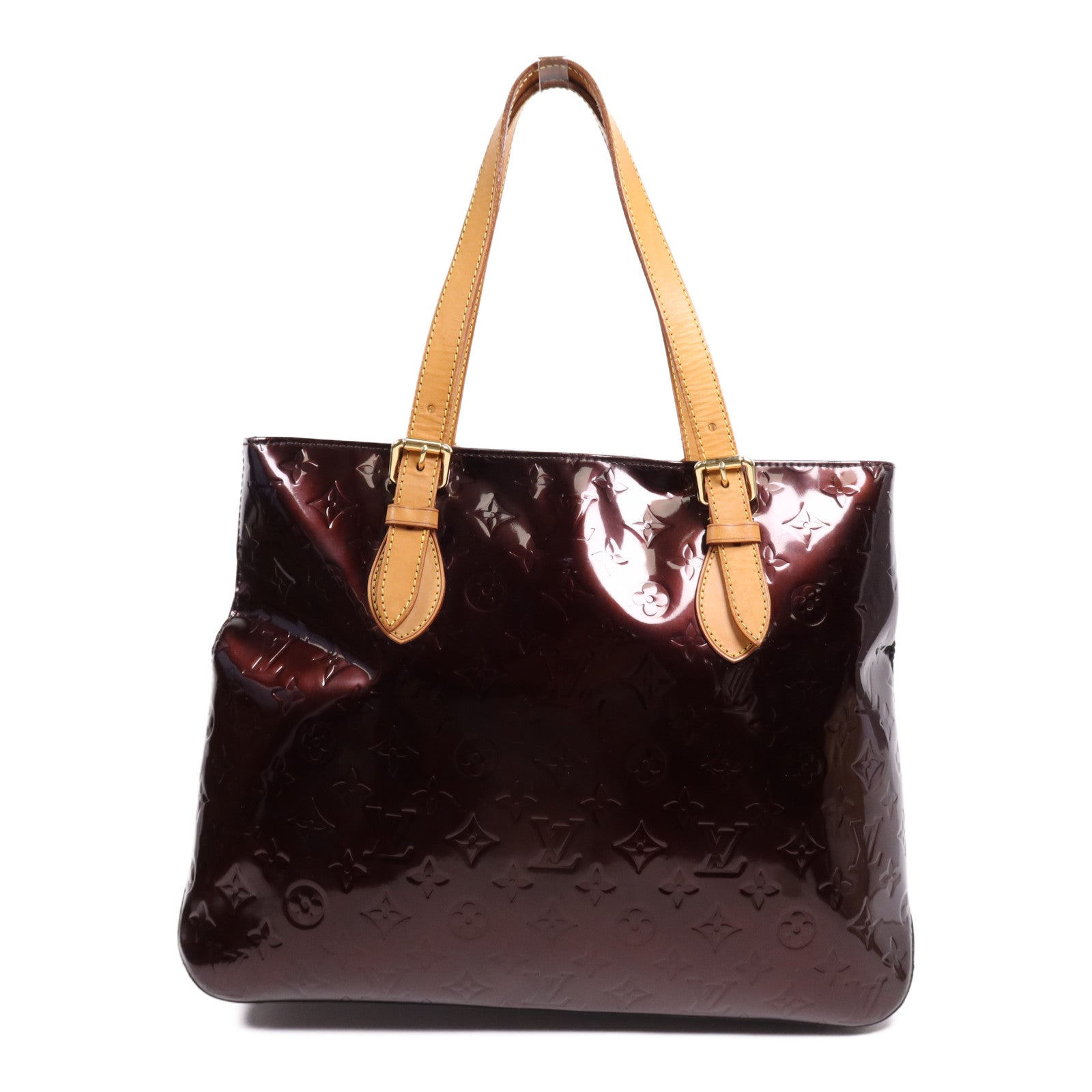 LOUIS VUITTON 【激減優惠】Vernis Brentwood金扣肩背袋