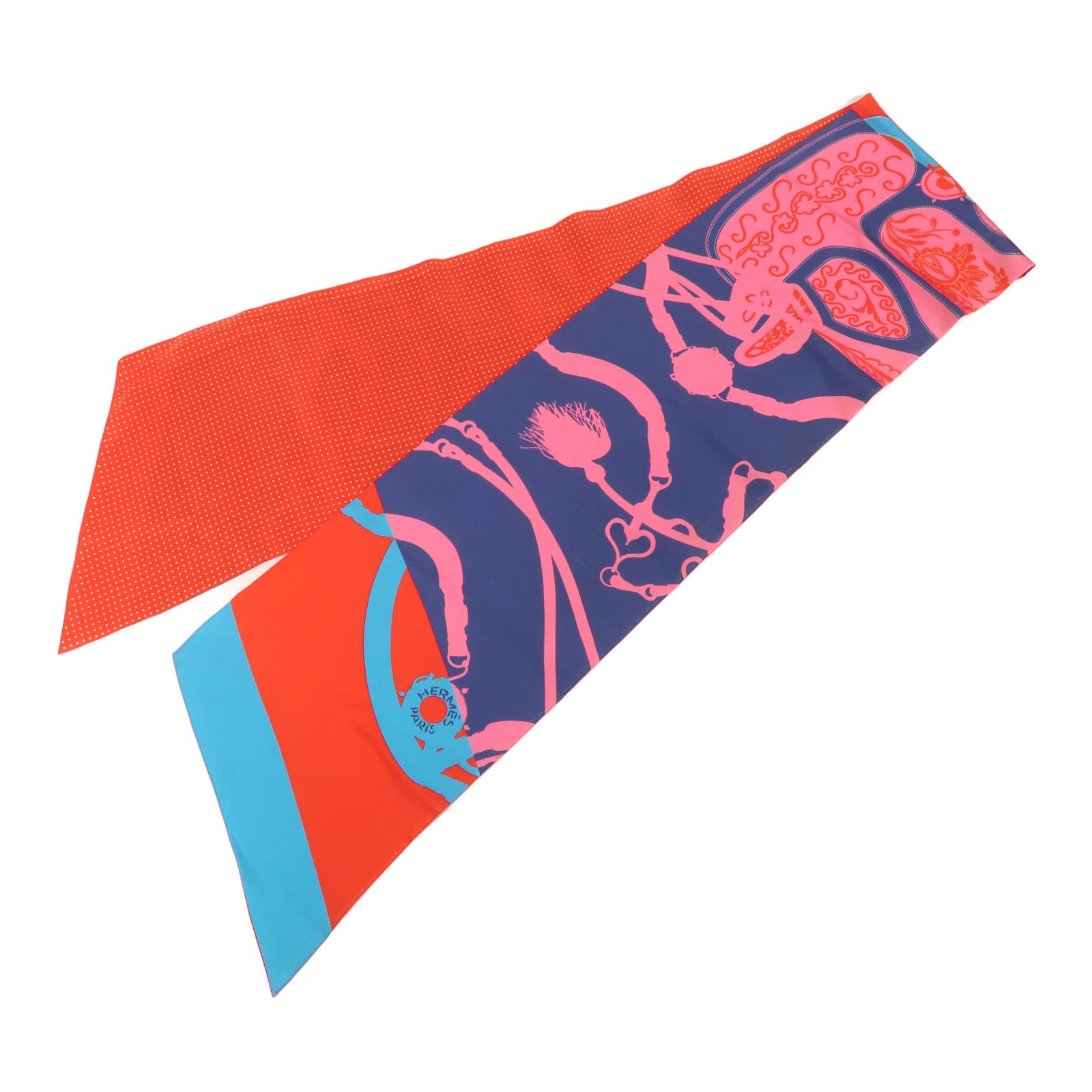 HERMES 絲質Maxi Twilly絲巾