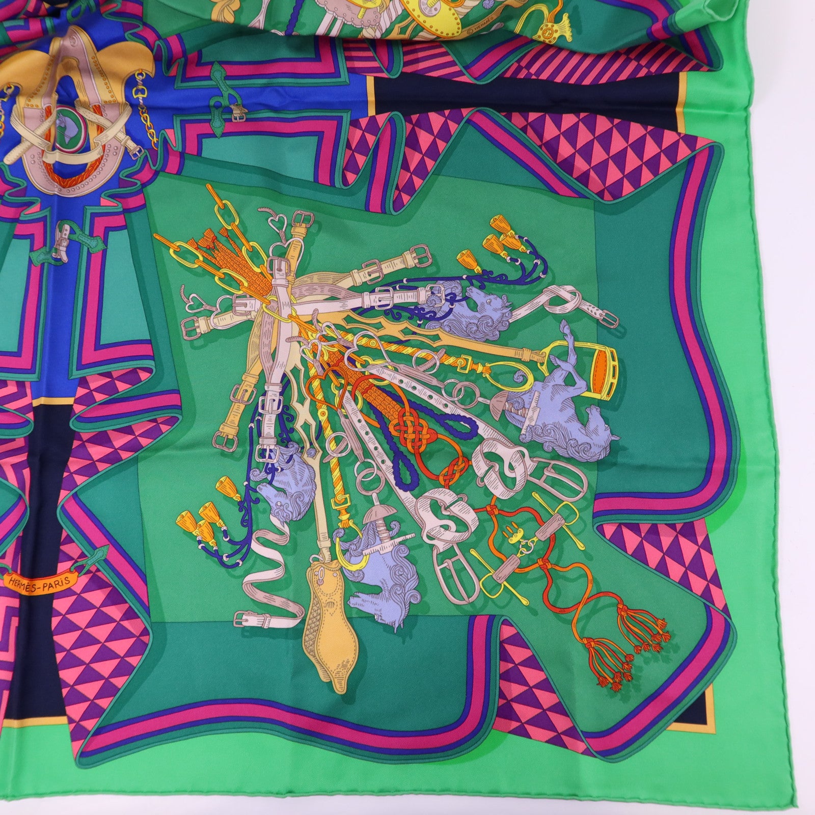 HERMES 絲質Scarf 90X90絲巾