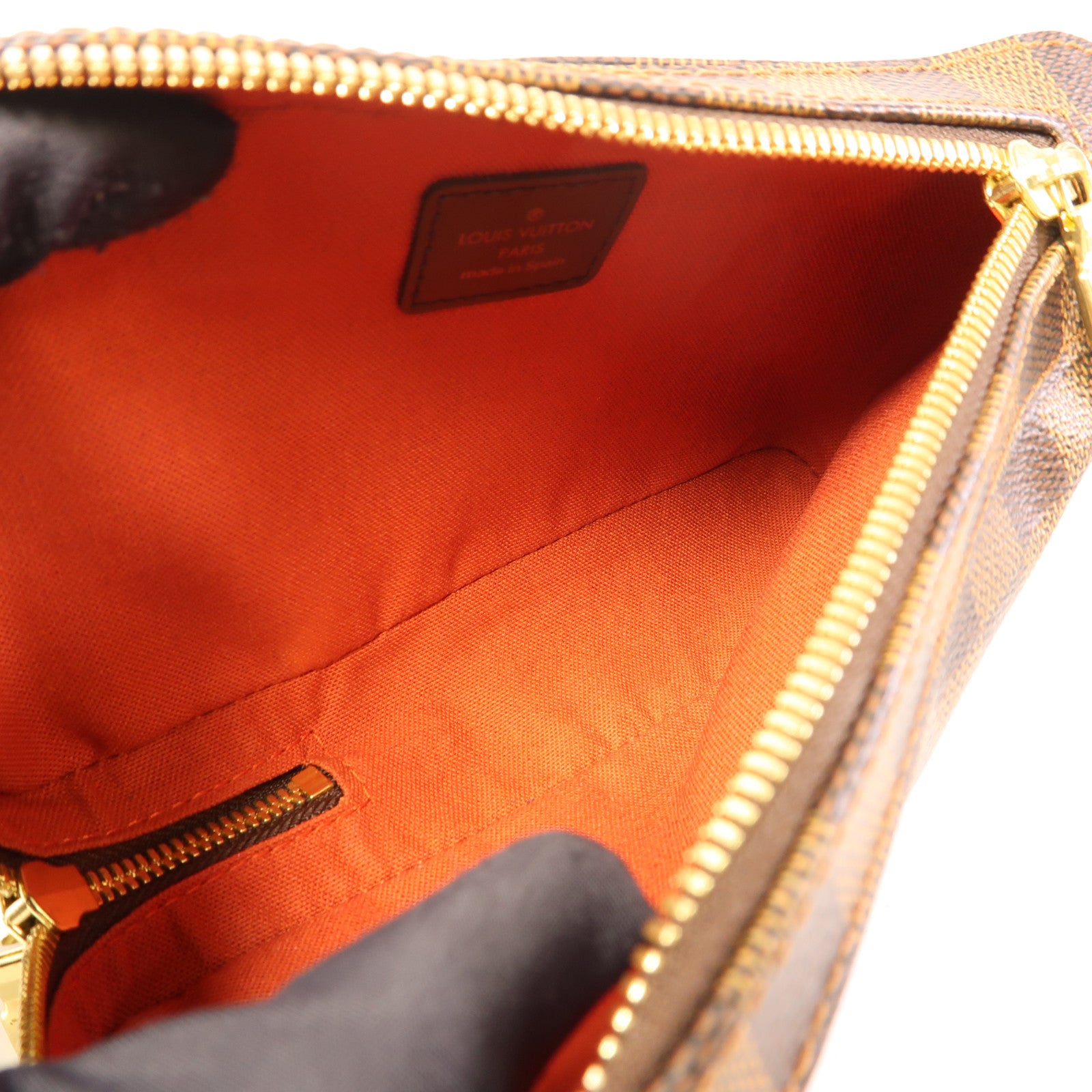 LOUIS VUITTON Damier Geronimos金扣腰包