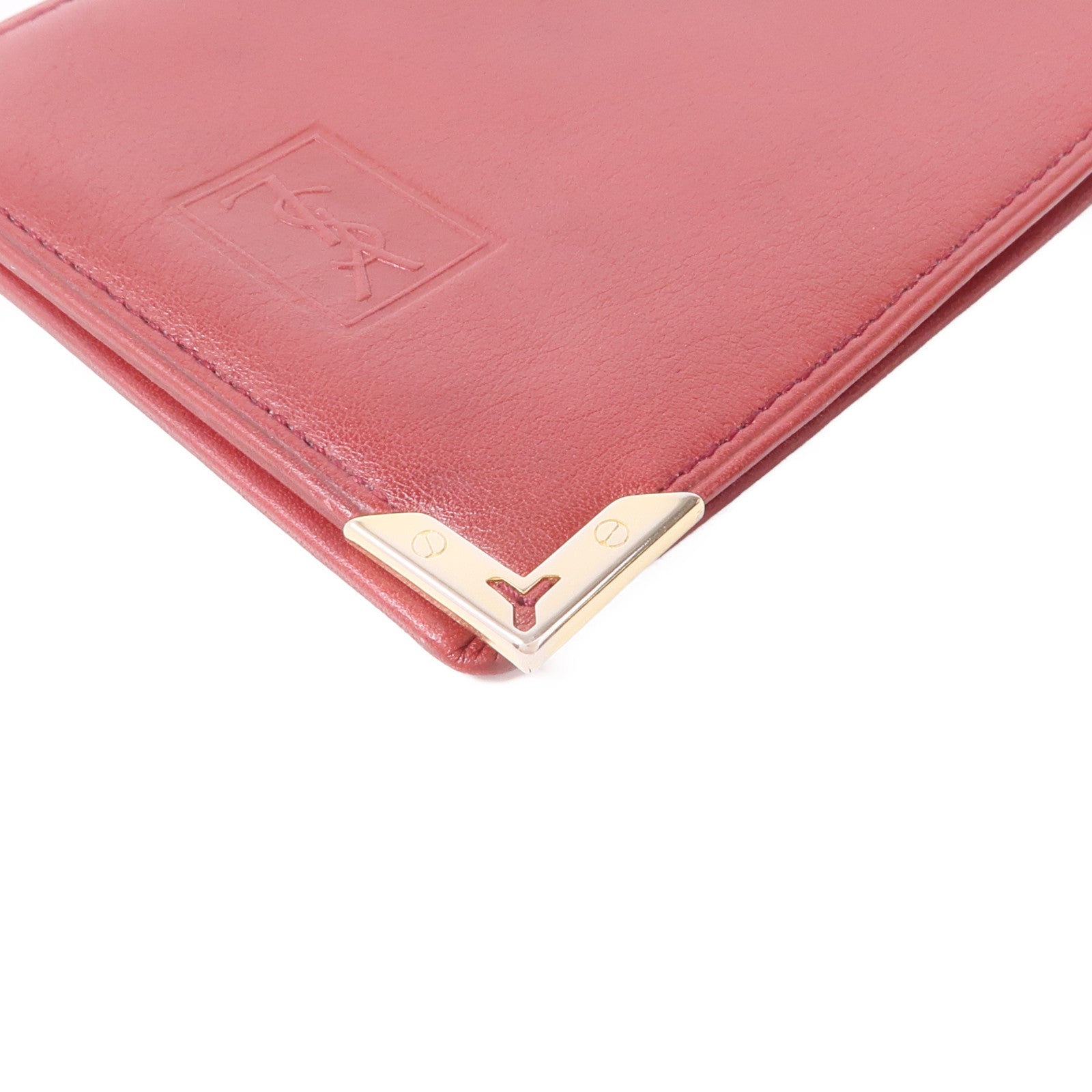 YVES SAINT LAURENT 皮革Wallet金扣錢包