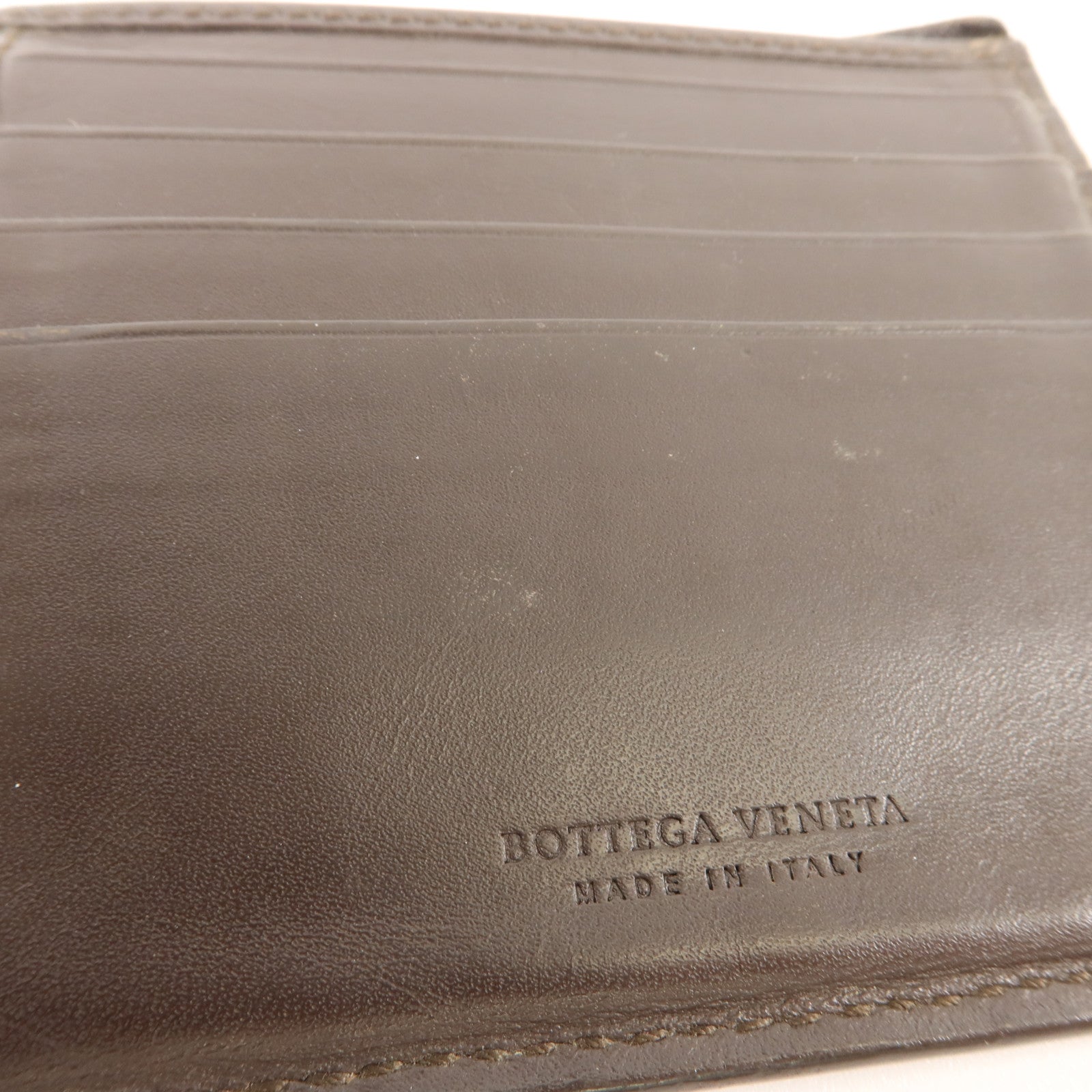 BOTTEGA VENETA 織紋皮革Bifold Wallet錢包
