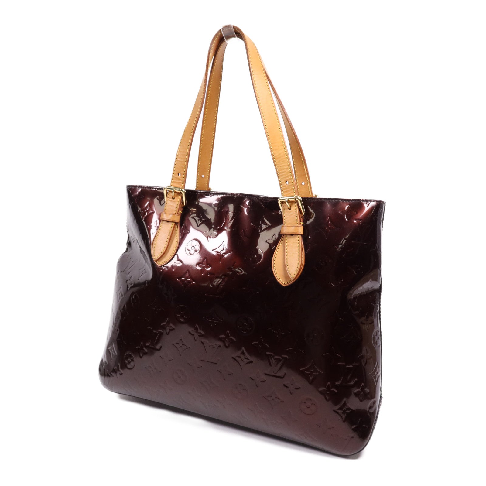 LOUIS VUITTON 【激減優惠】Vernis Brentwood金扣肩背袋