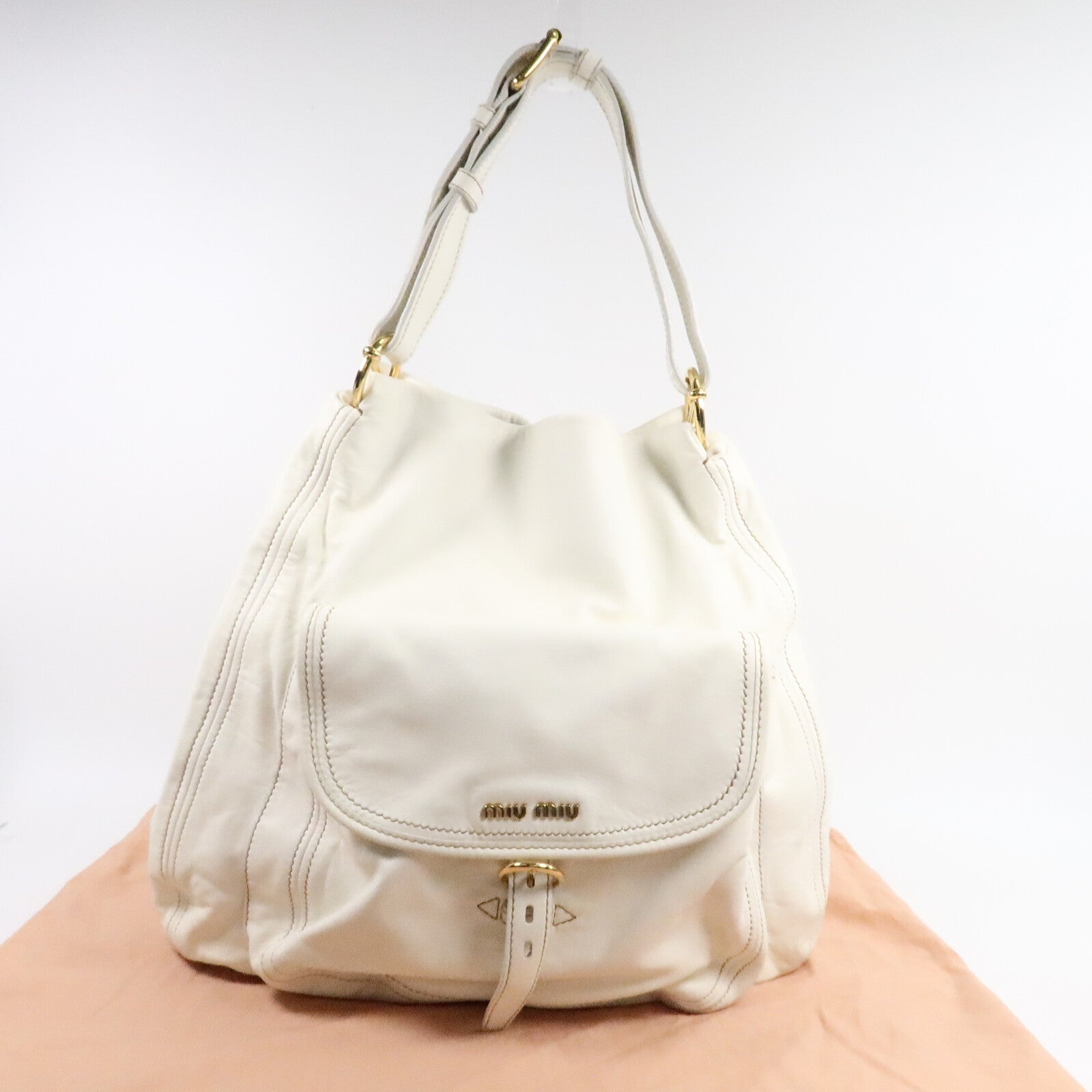 Miu Miu 羊皮皮革Shoulder Bag肩背袋