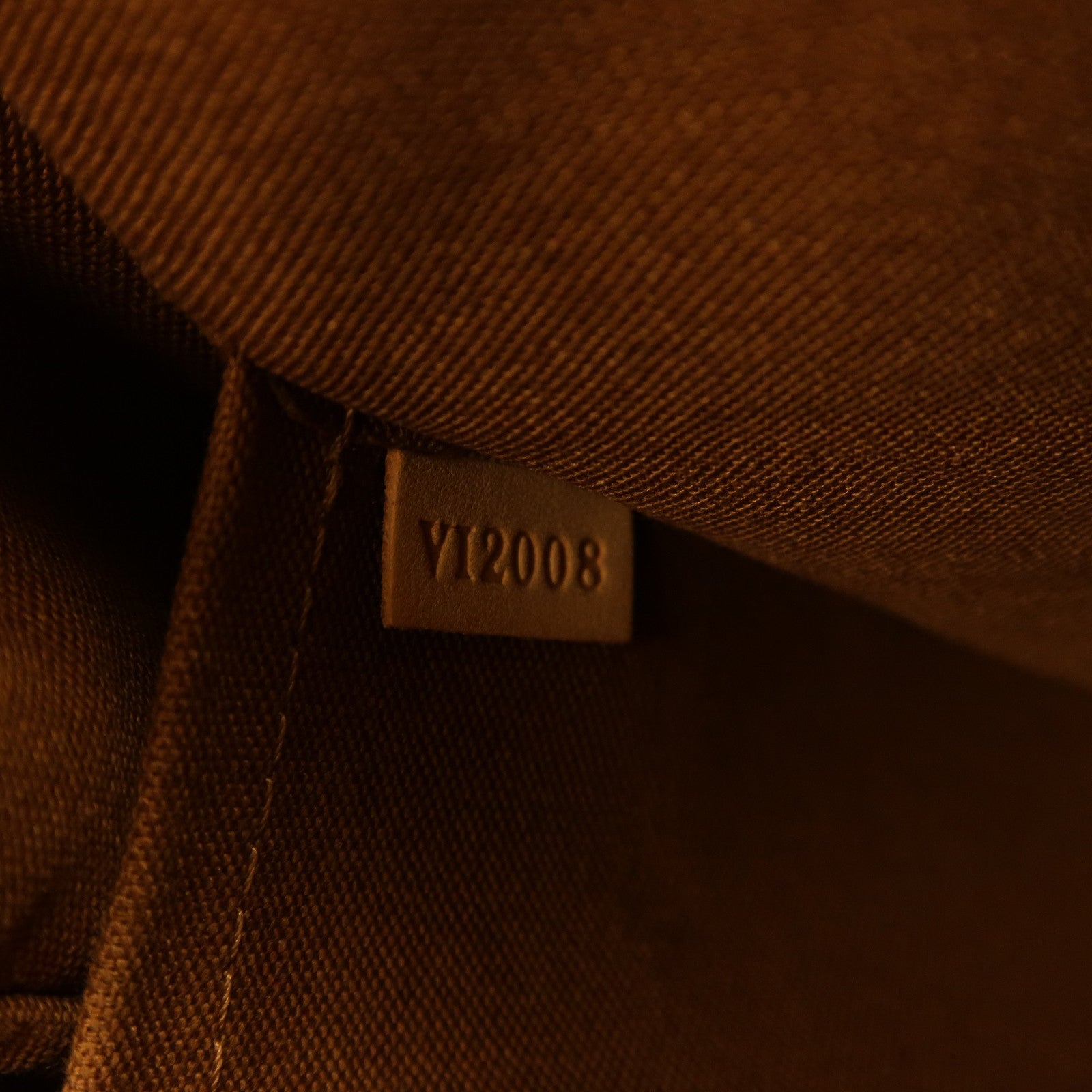 LOUIS VUITTON Monogram Batignolles金扣手挽袋啡色