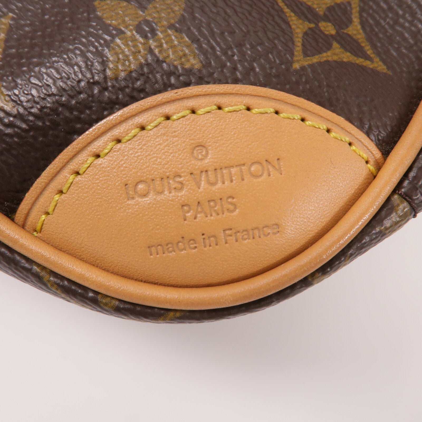 LOUIS VUITTON Monogram Deauville Mini金扣肩背袋棕色