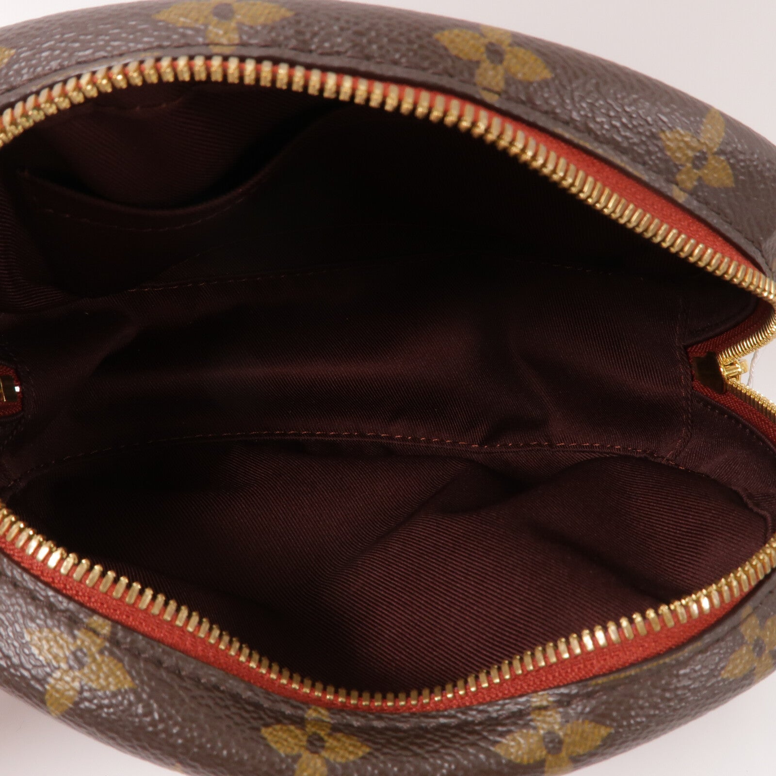 LOUIS VUITTON Monogram Deauville Mini金扣肩背袋棕色