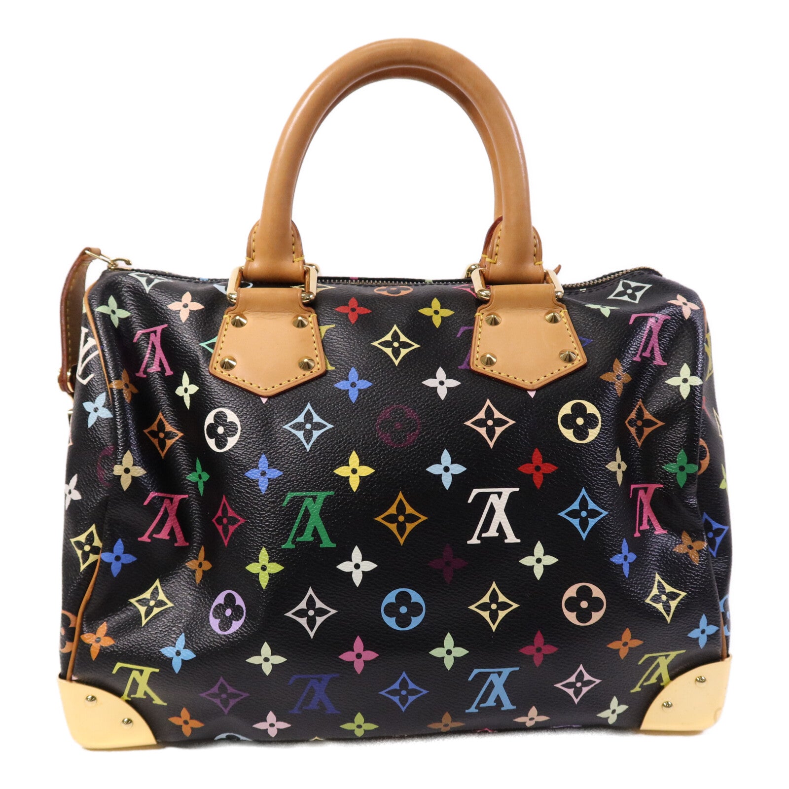 LOUIS VUITTON Monogram Multicolour Speedy 30金扣手挽袋