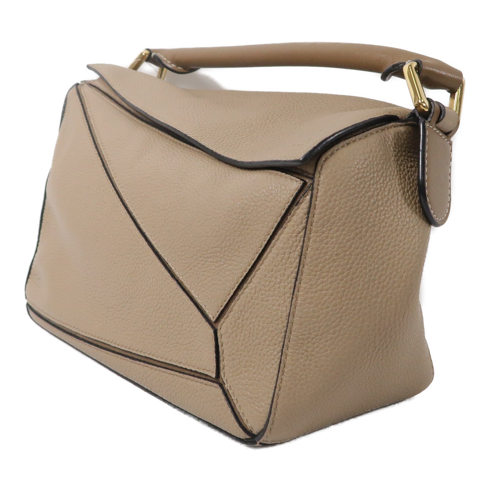 LOEWE 牛皮皮革Puzzle Small手挽肩背兩用袋