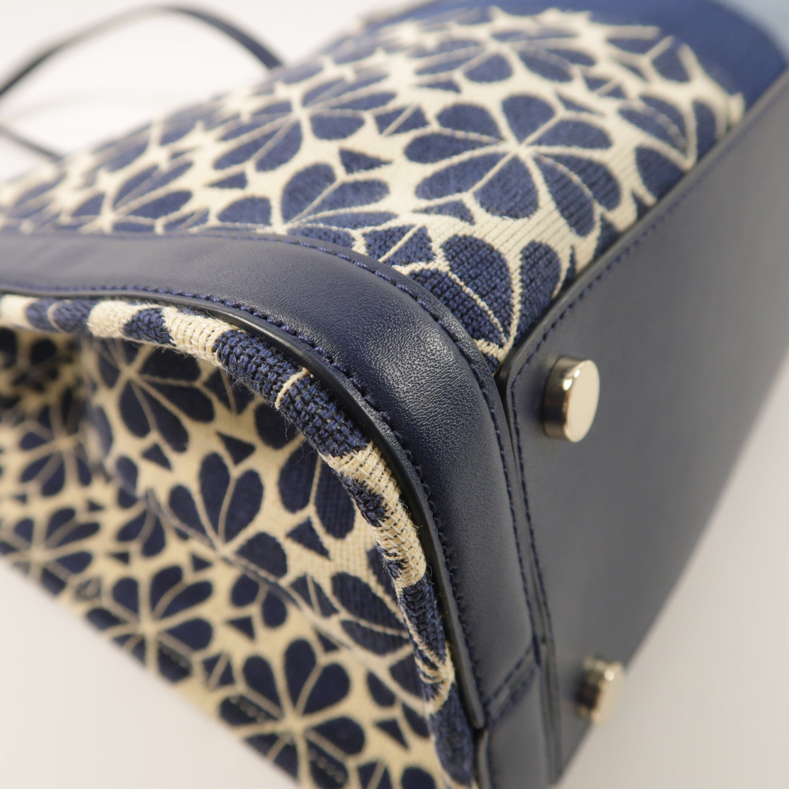 Kate Spade 帆布Stripe Market Medium肩背袋