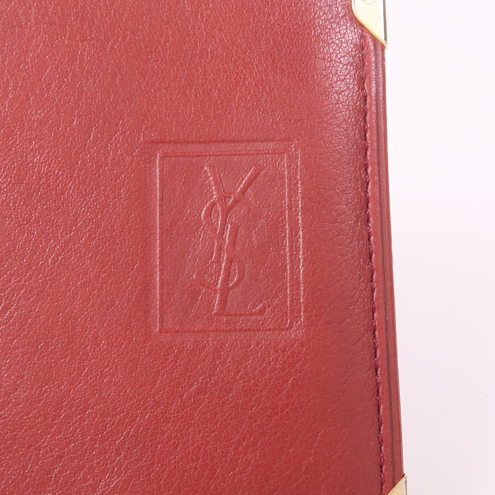 YVES SAINT LAURENT 皮革Wallet金扣錢包