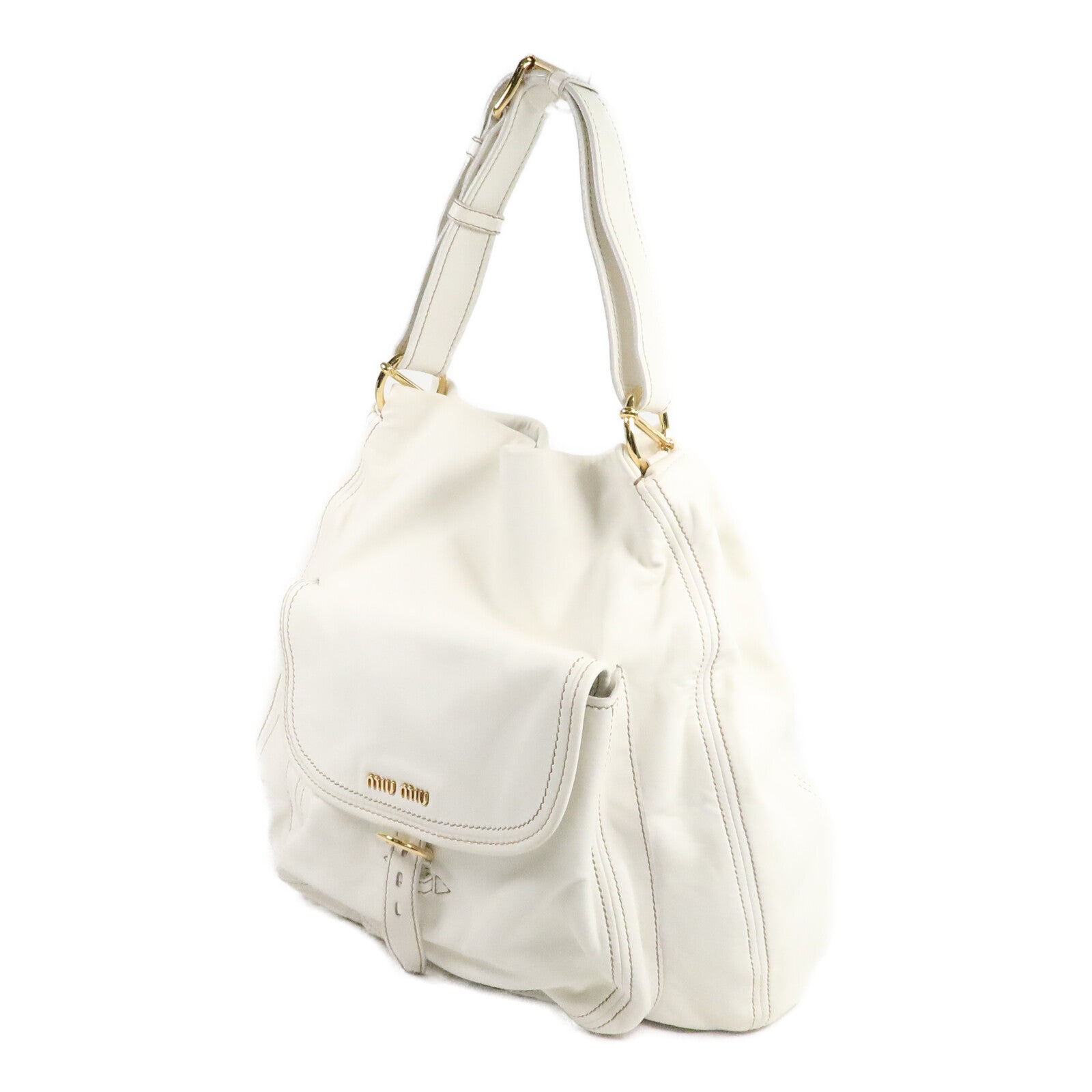 Miu Miu 羊皮皮革Shoulder Bag肩背袋