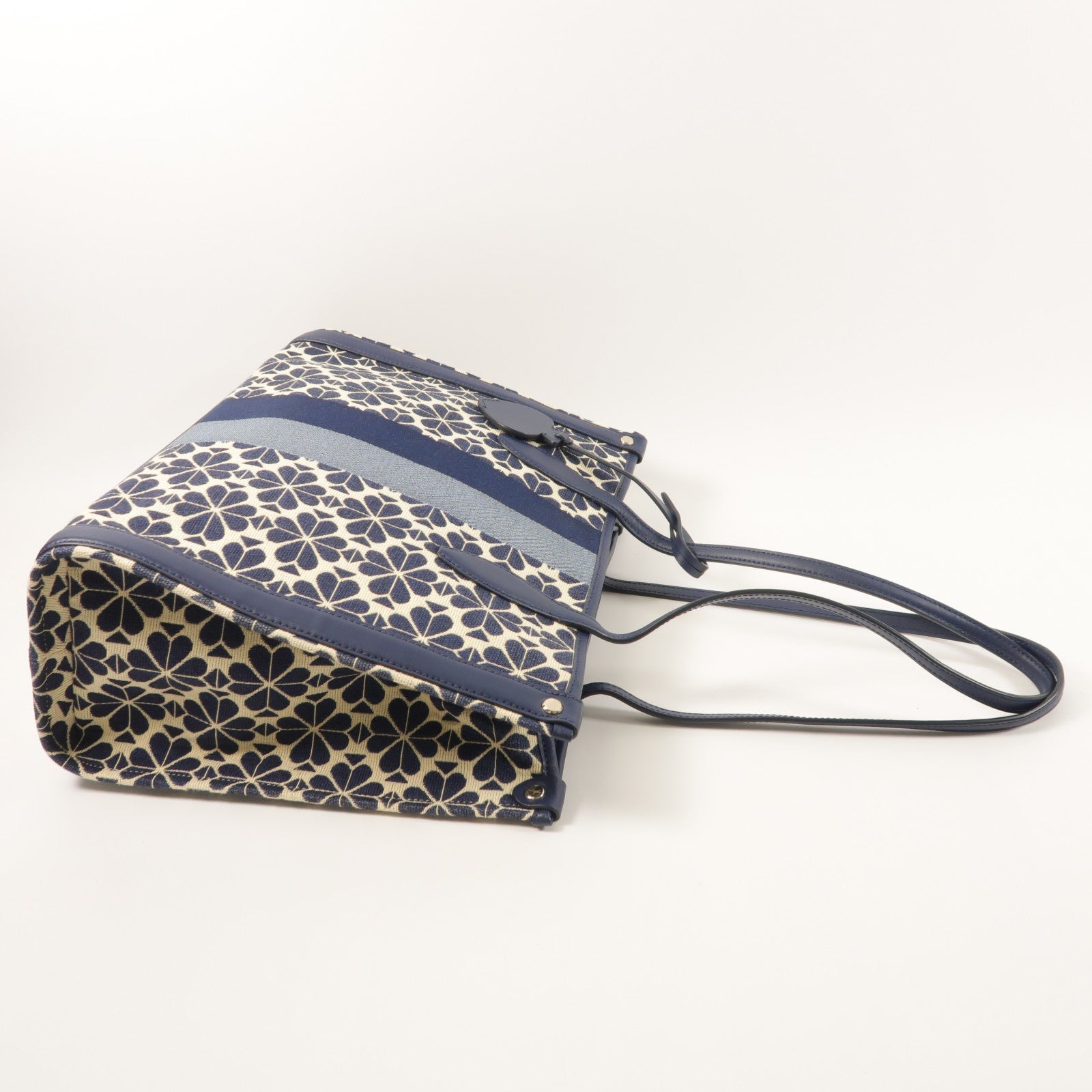 Kate Spade 帆布Stripe Market Medium肩背袋