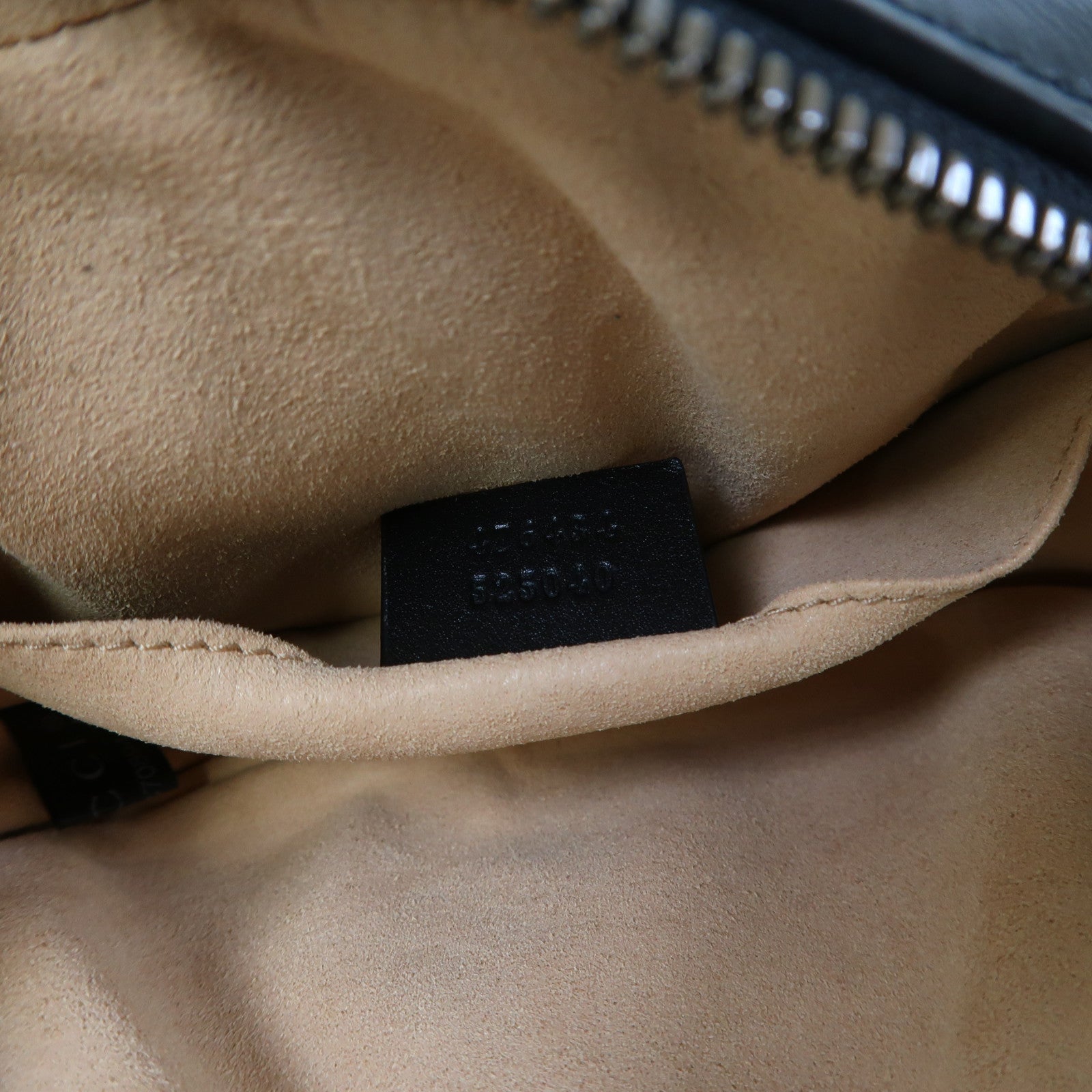 GUCCI GG GHW Waist Bag 476434 Calfskin Leather Black