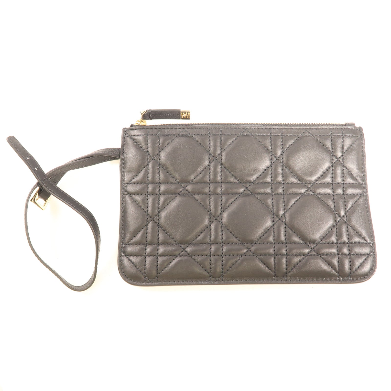 Dior 牛皮皮革Toujours Bag金扣手挽袋