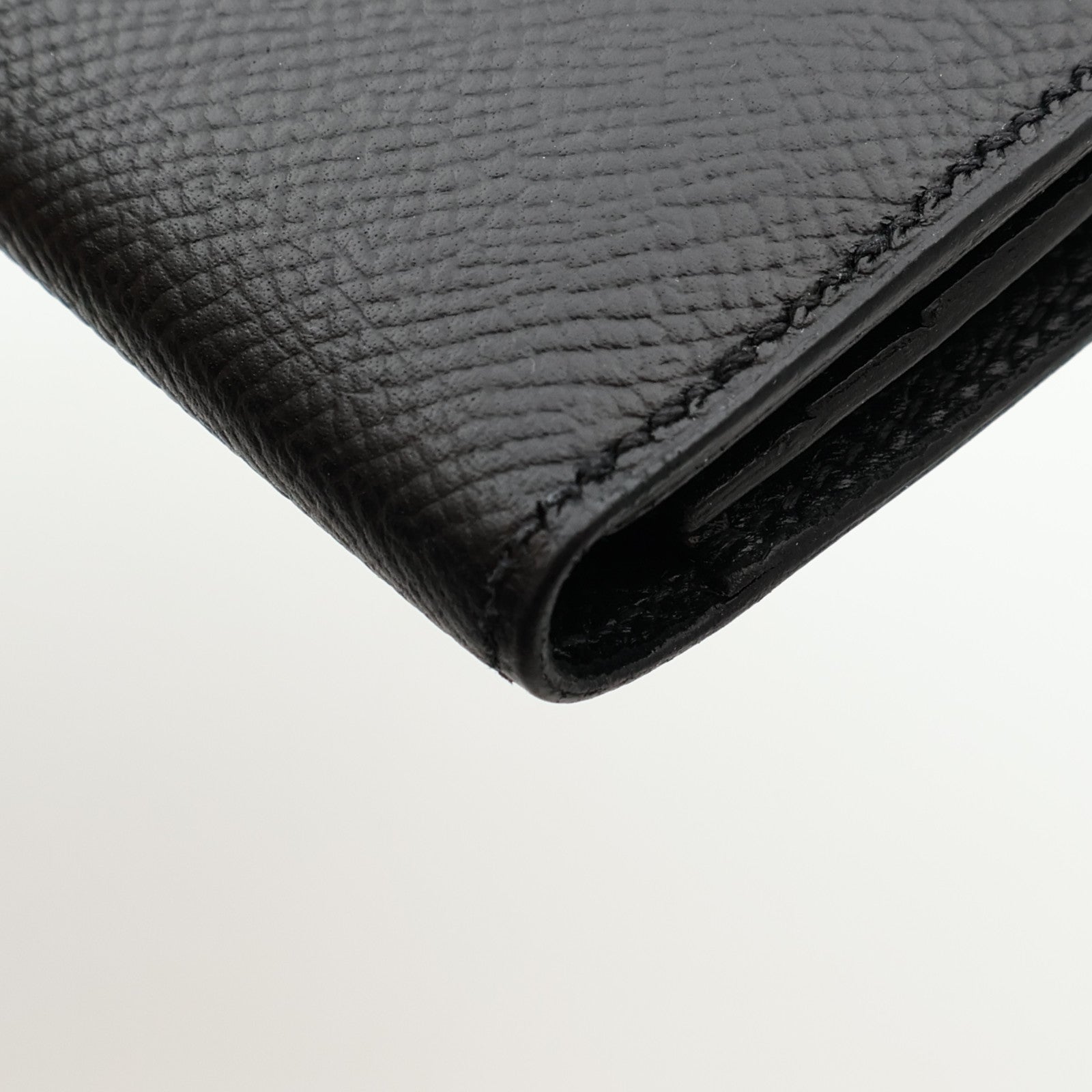 HERMES Epsom皮革Bearn Wallet長錢包Noir