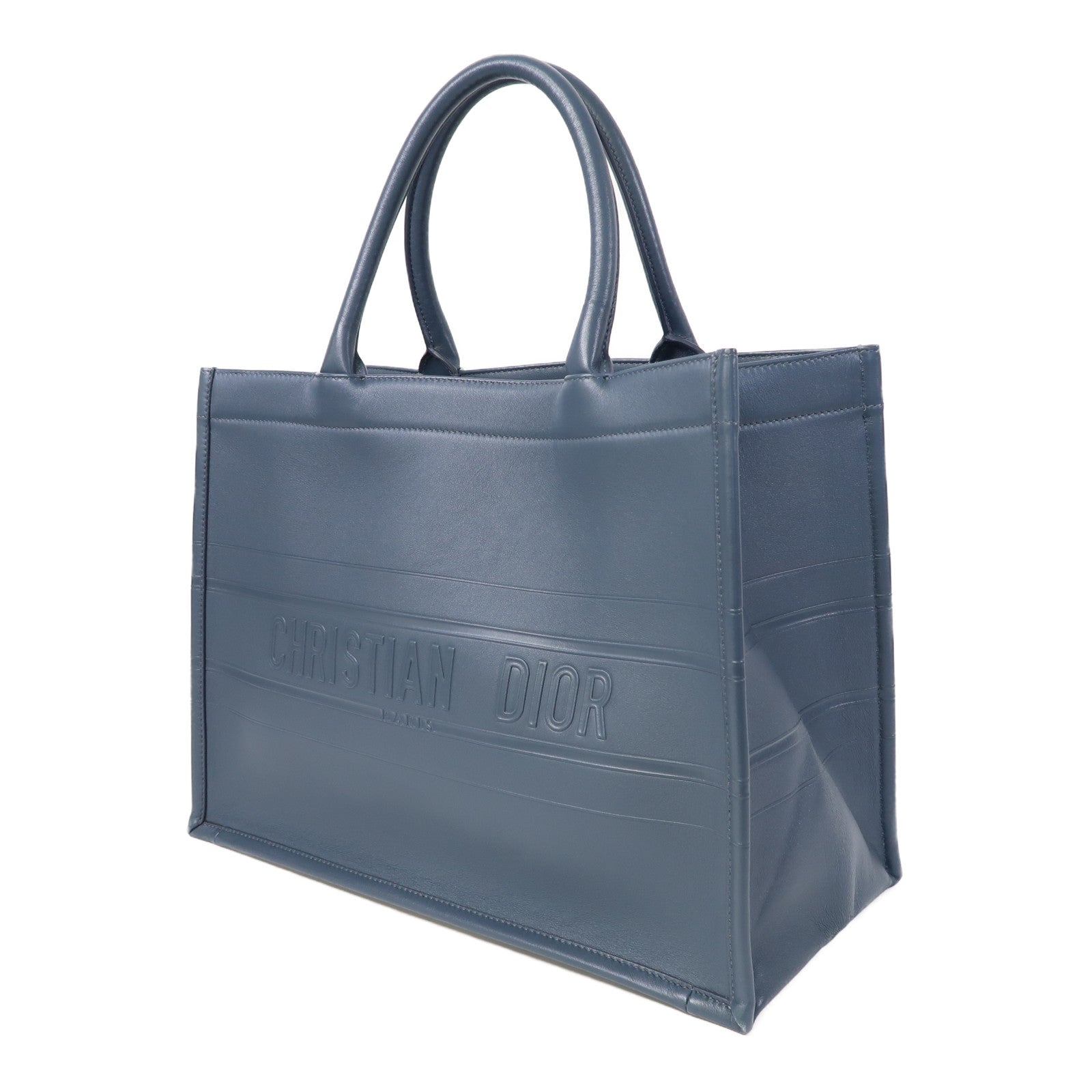 Dior 牛皮皮革Tote Bag手挽袋藍色