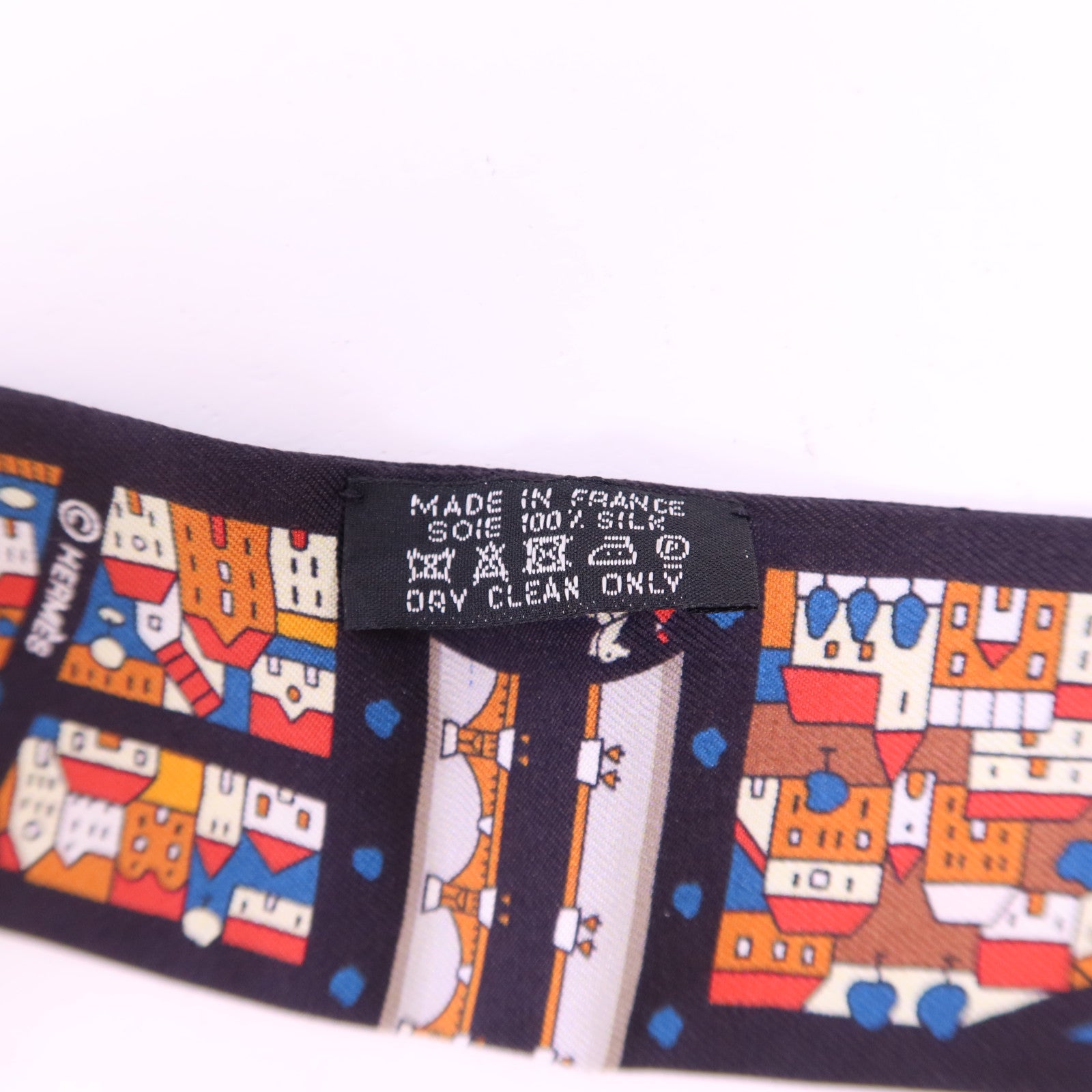 HERMES 絲質Twilly絲巾