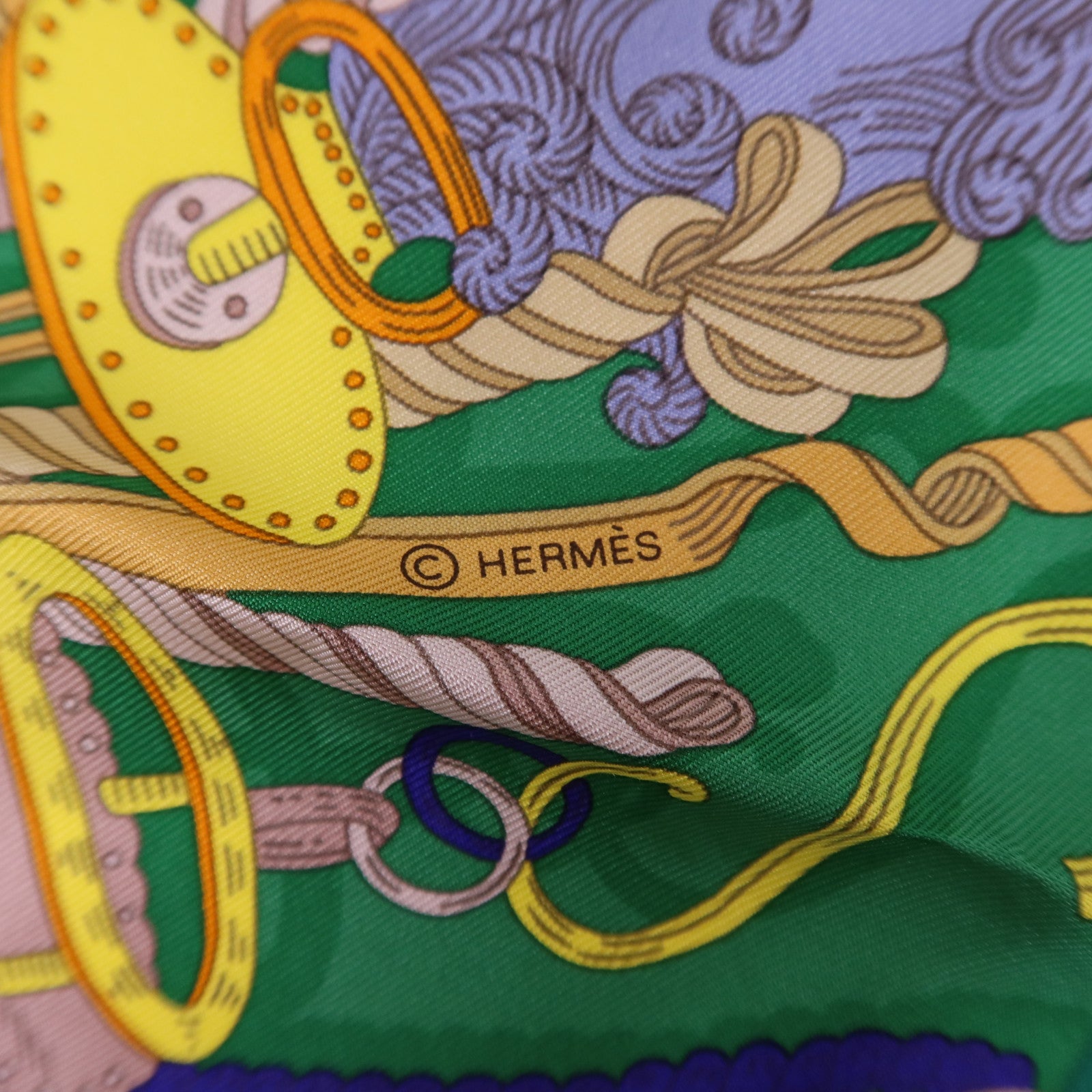 HERMES 絲質Scarf 90X90絲巾